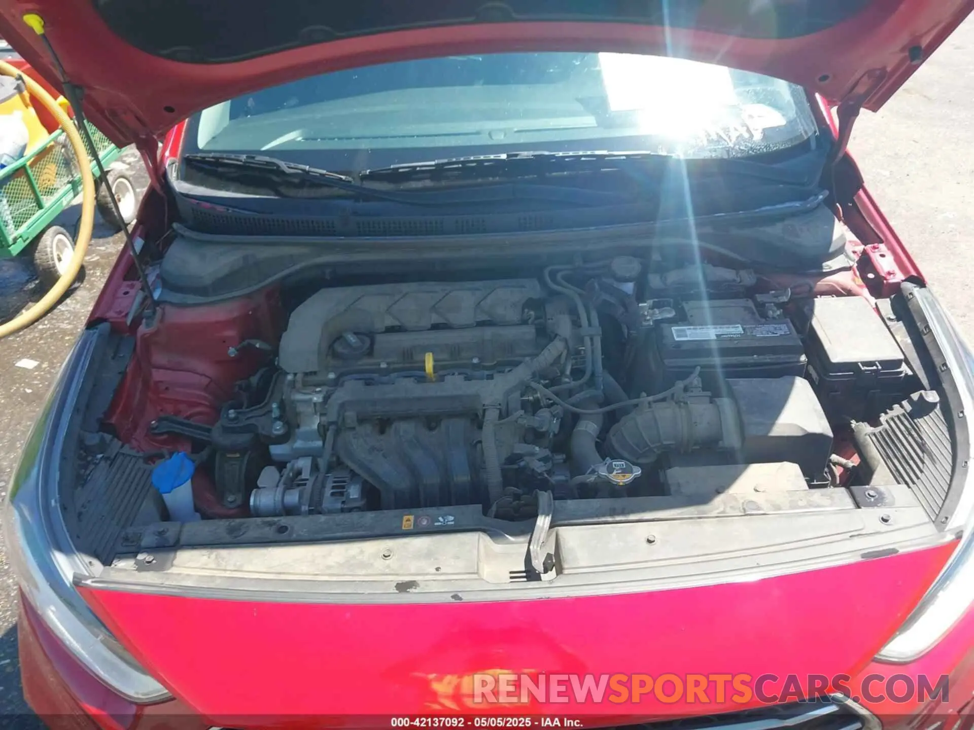 10 Photograph of a damaged car 3KPC24A67NE154530 HYUNDAI ACCENT 2022