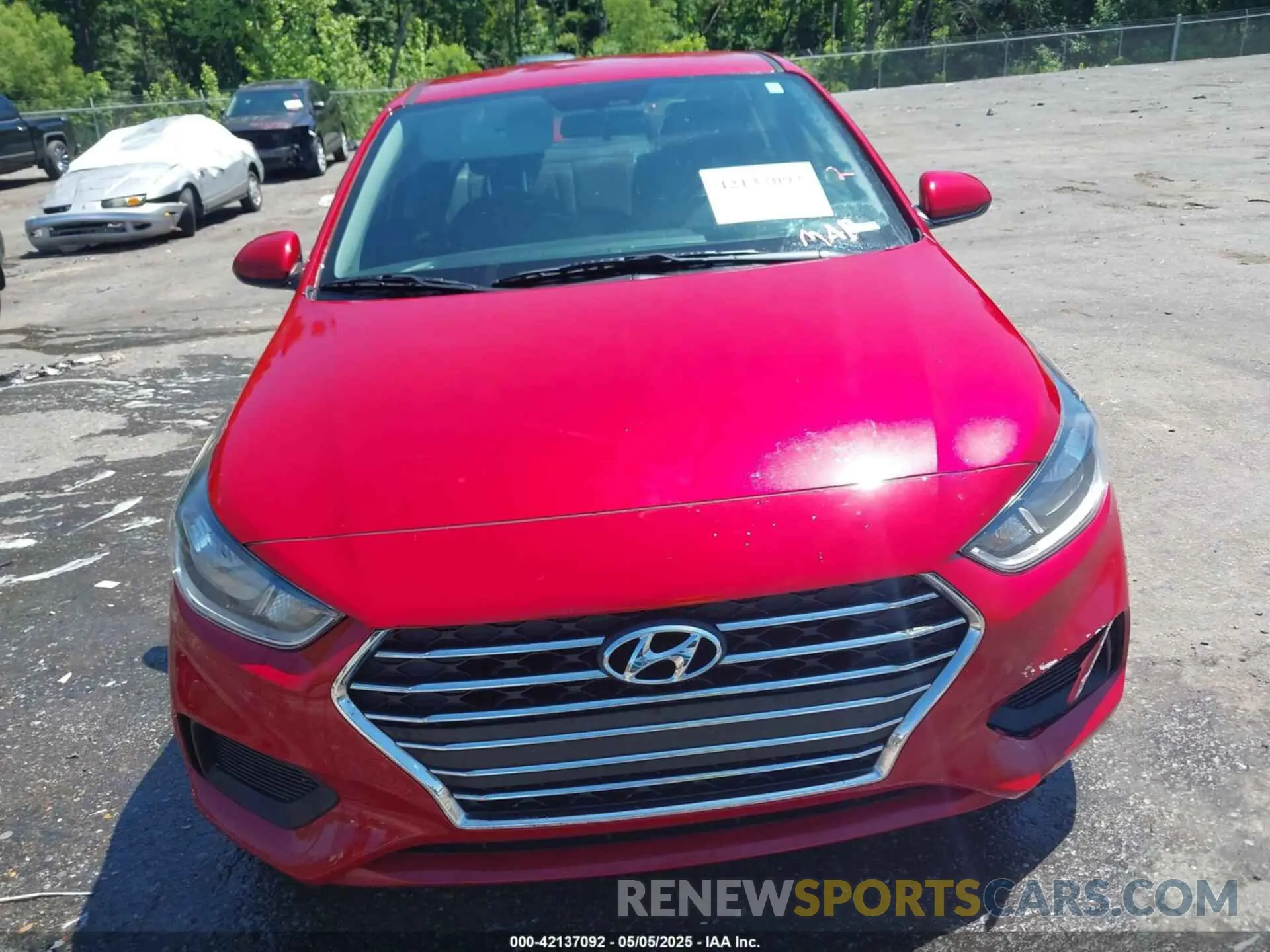12 Photograph of a damaged car 3KPC24A67NE154530 HYUNDAI ACCENT 2022
