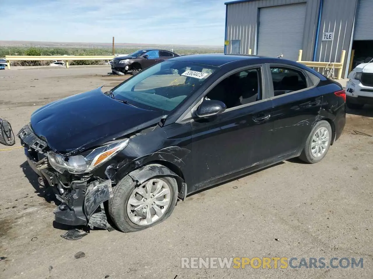 1 Photograph of a damaged car 3KPC24A67NE154785 HYUNDAI ACCENT 2022