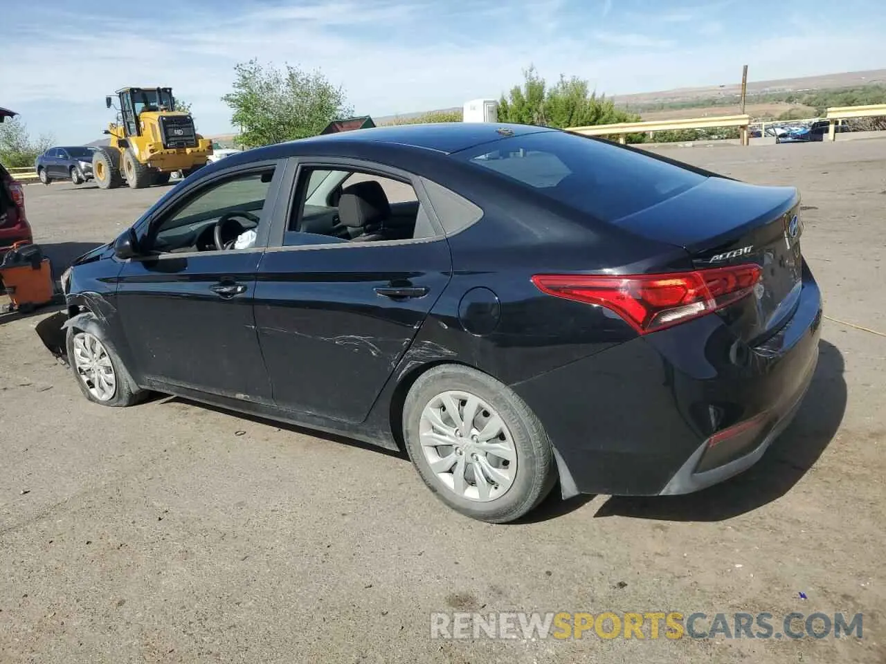 2 Photograph of a damaged car 3KPC24A67NE154785 HYUNDAI ACCENT 2022