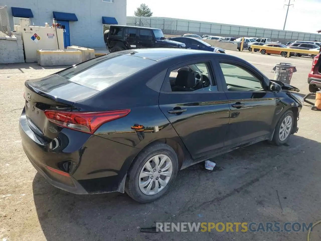 3 Photograph of a damaged car 3KPC24A67NE154785 HYUNDAI ACCENT 2022