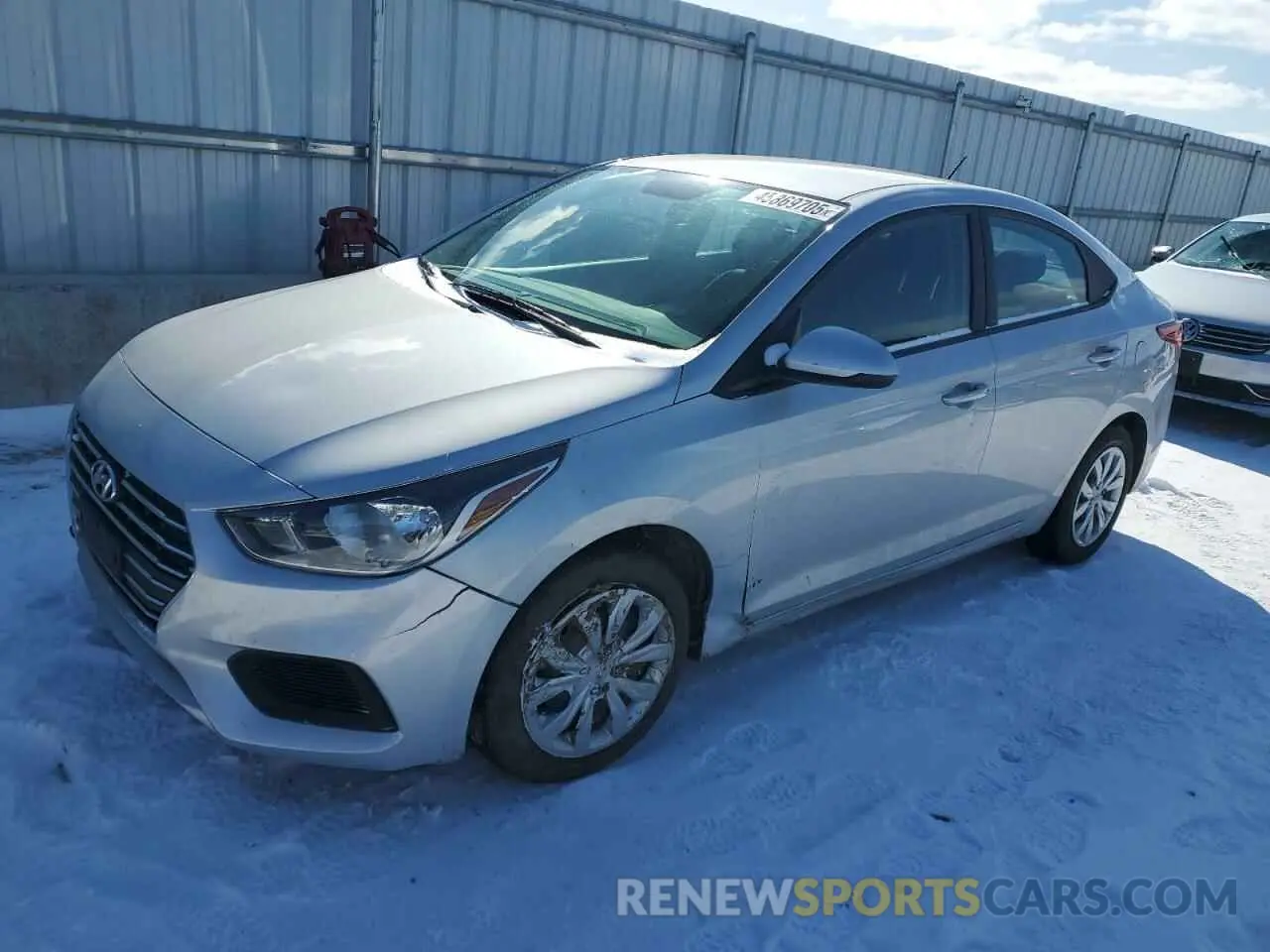 1 Photograph of a damaged car 3KPC24A67NE164376 HYUNDAI ACCENT 2022