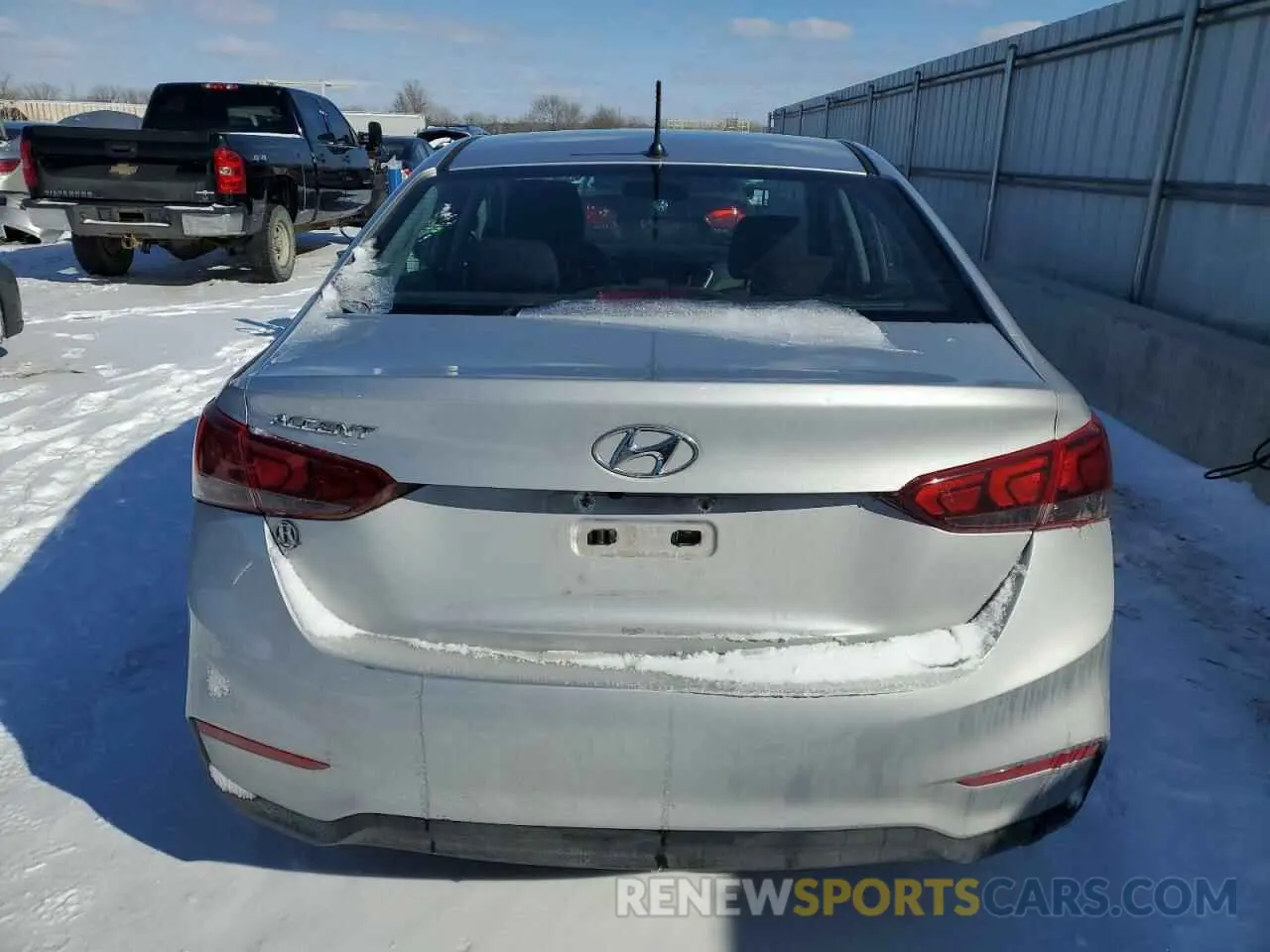6 Photograph of a damaged car 3KPC24A67NE164376 HYUNDAI ACCENT 2022