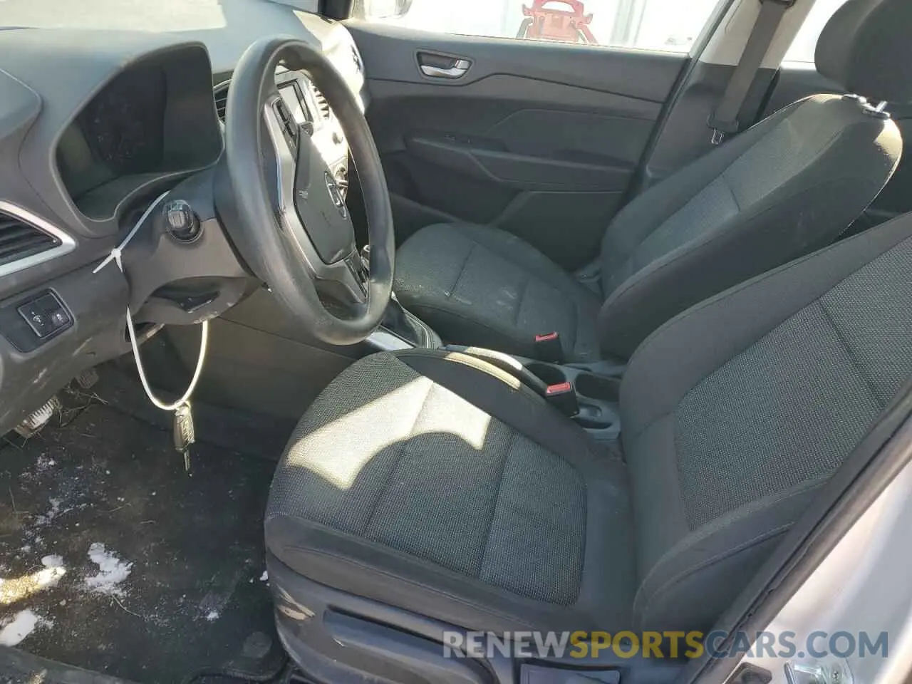 7 Photograph of a damaged car 3KPC24A67NE164376 HYUNDAI ACCENT 2022
