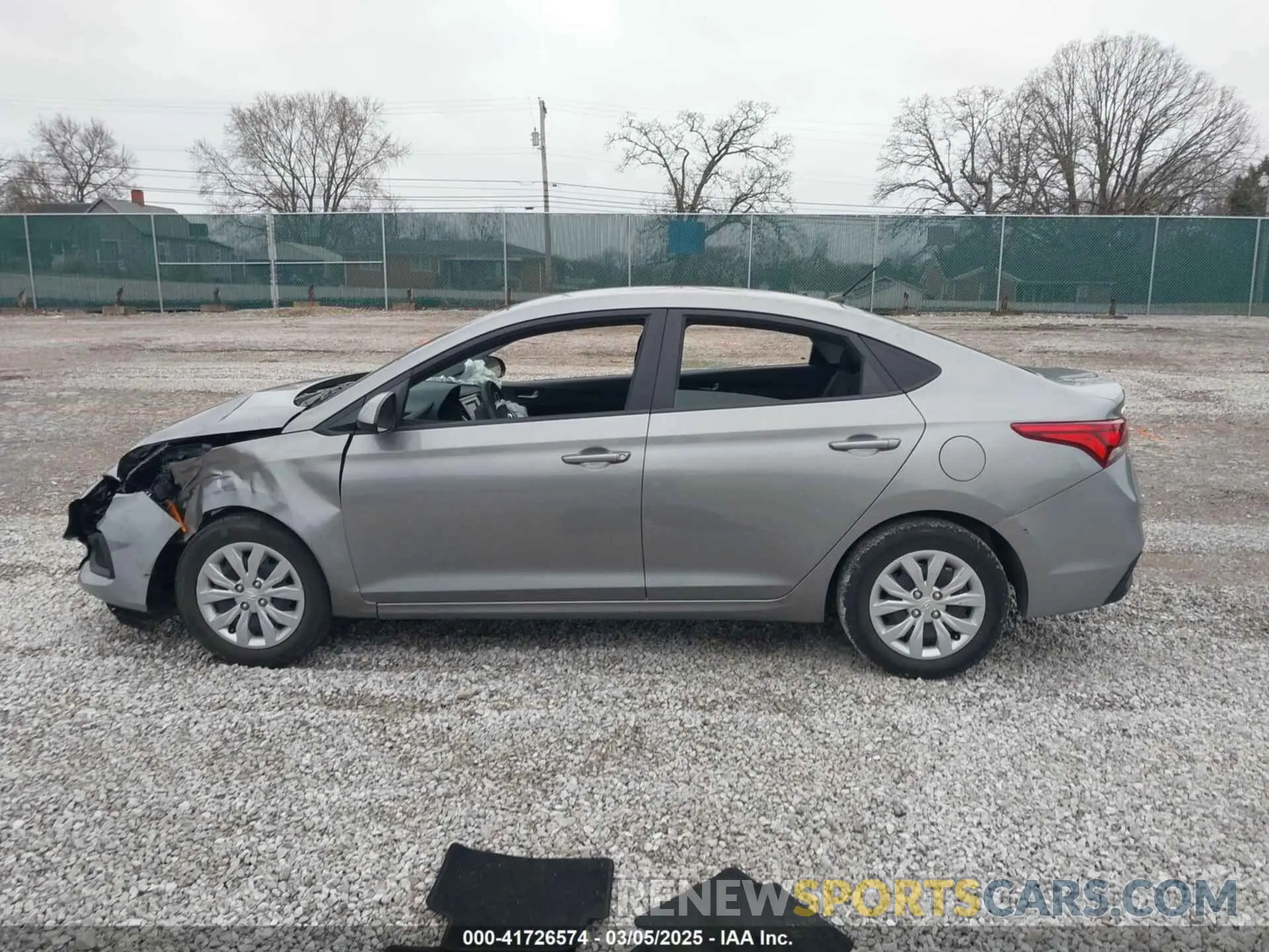 13 Photograph of a damaged car 3KPC24A67NE165964 HYUNDAI ACCENT 2022