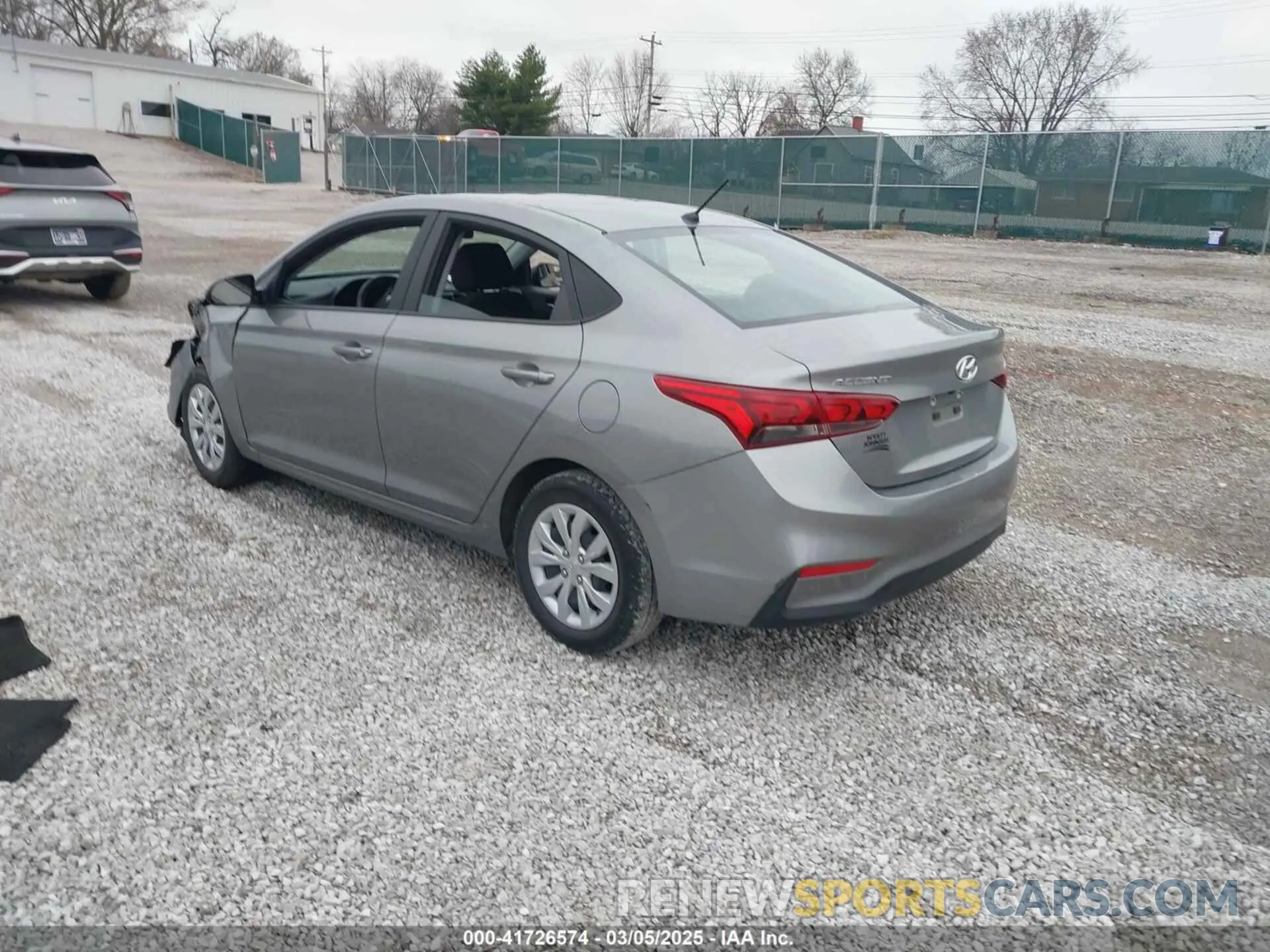 3 Photograph of a damaged car 3KPC24A67NE165964 HYUNDAI ACCENT 2022