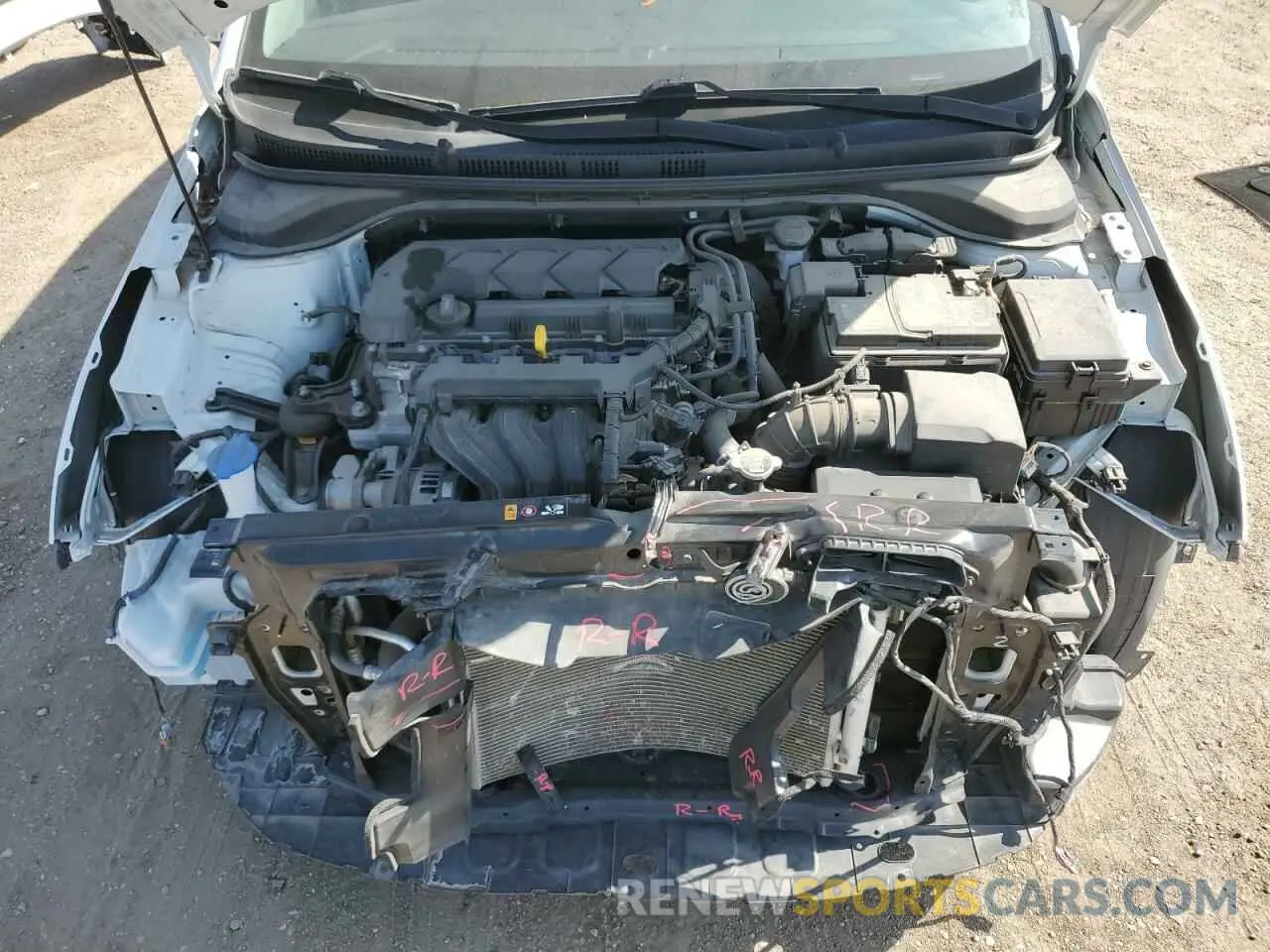 11 Photograph of a damaged car 3KPC24A67NE175149 HYUNDAI ACCENT 2022