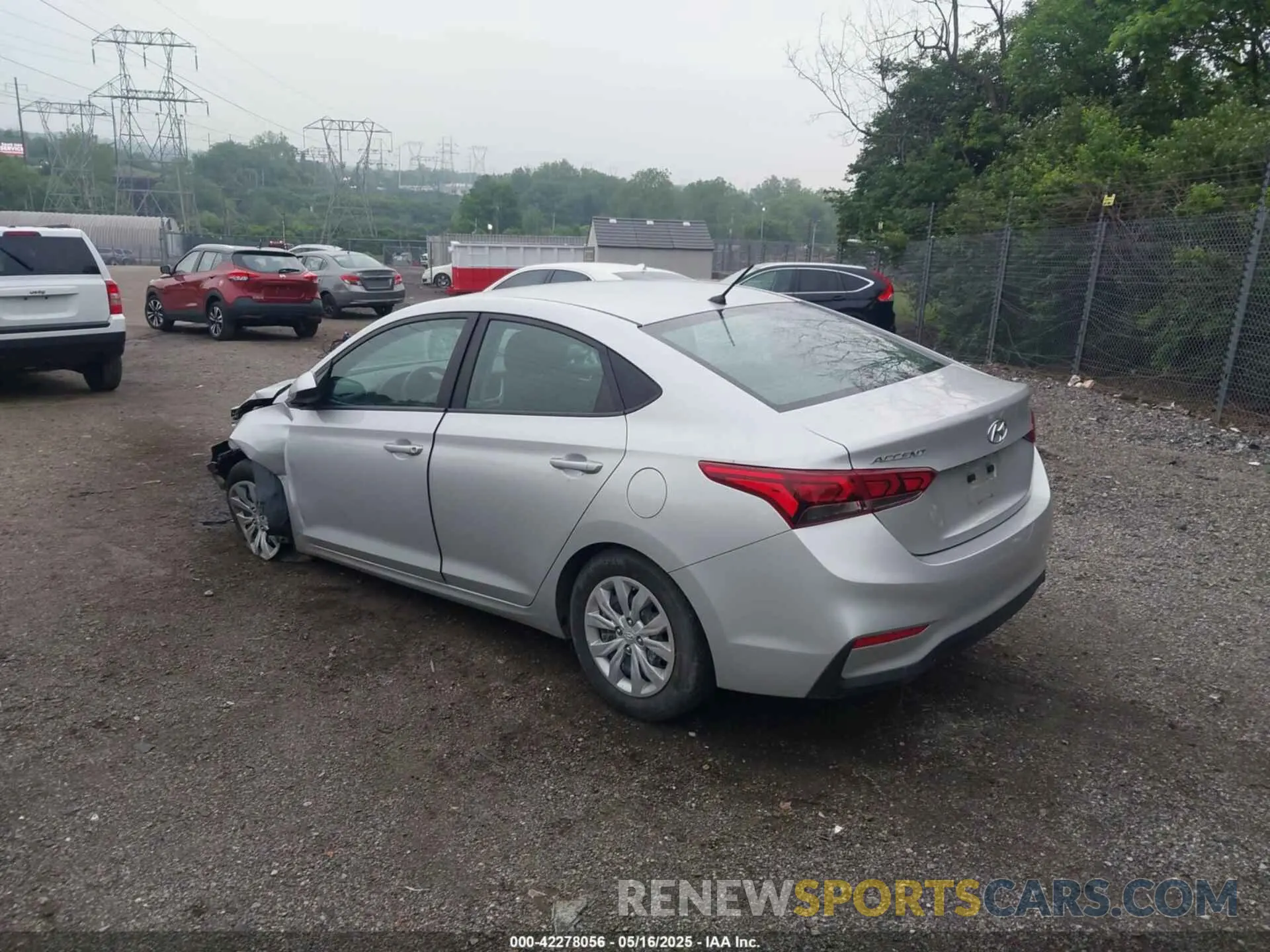 3 Photograph of a damaged car 3KPC24A67NE179167 HYUNDAI ACCENT 2022