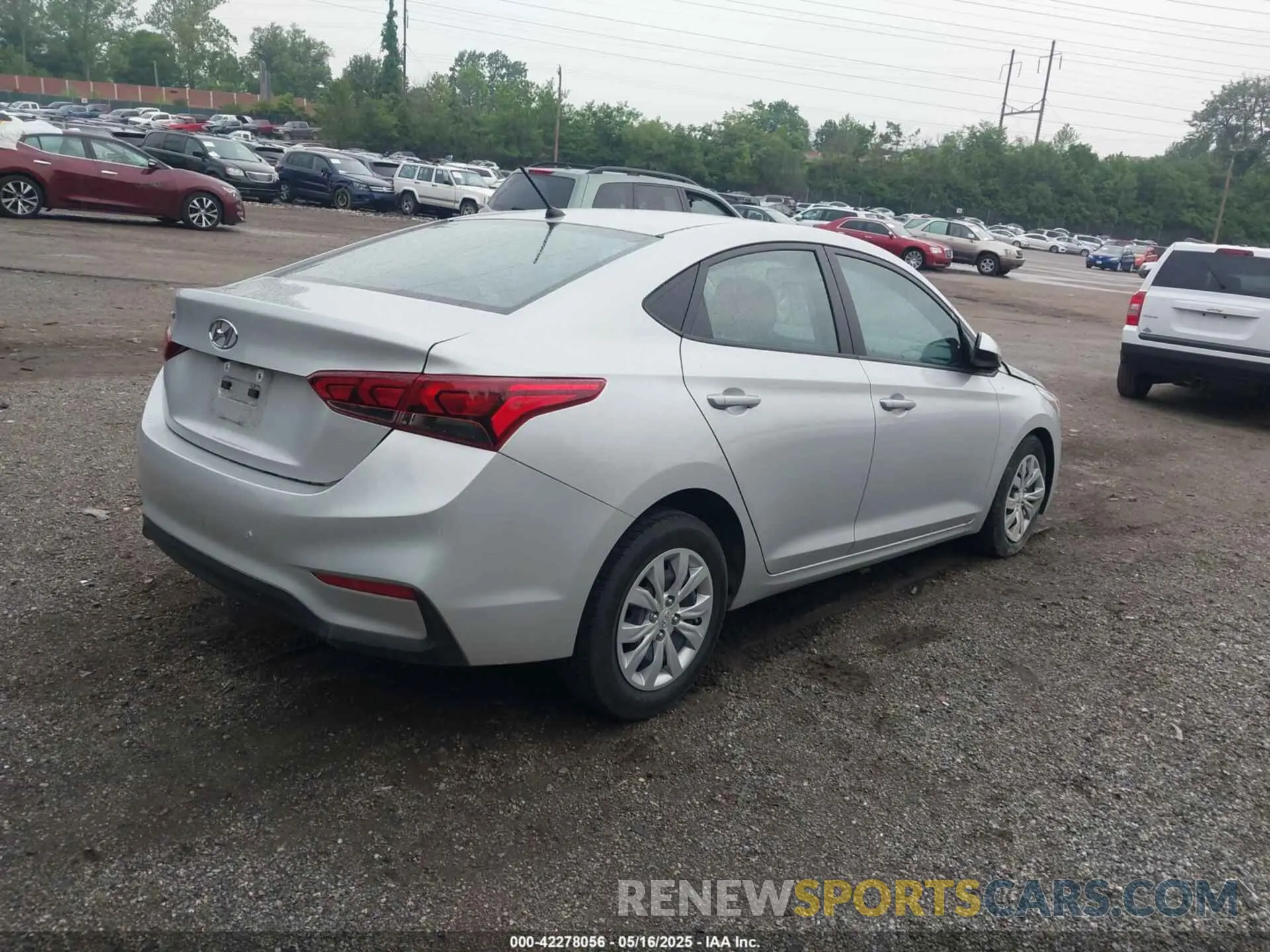 4 Photograph of a damaged car 3KPC24A67NE179167 HYUNDAI ACCENT 2022