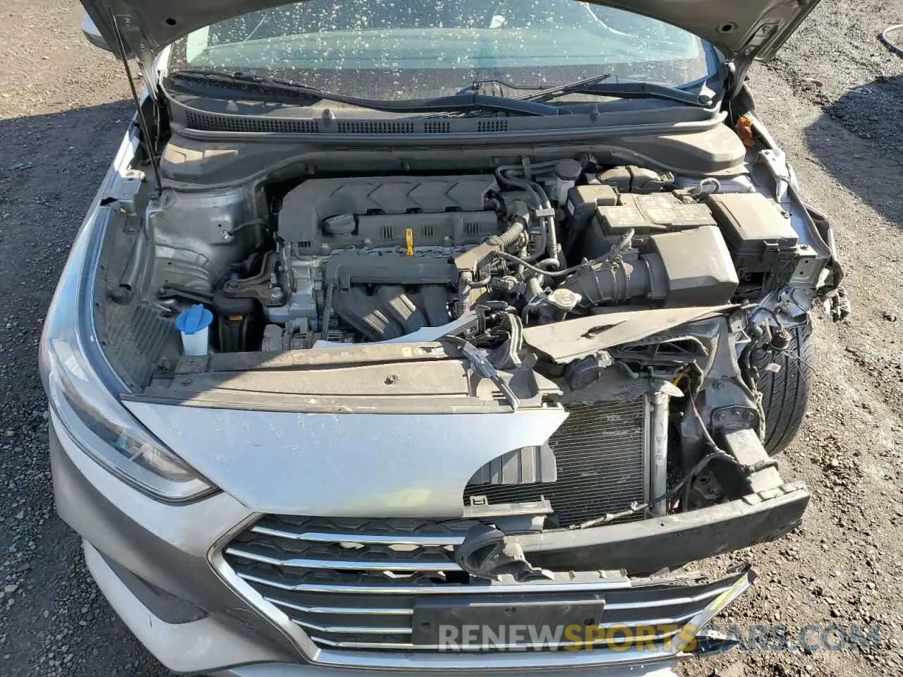 11 Photograph of a damaged car 3KPC24A67NE183669 HYUNDAI ACCENT 2022