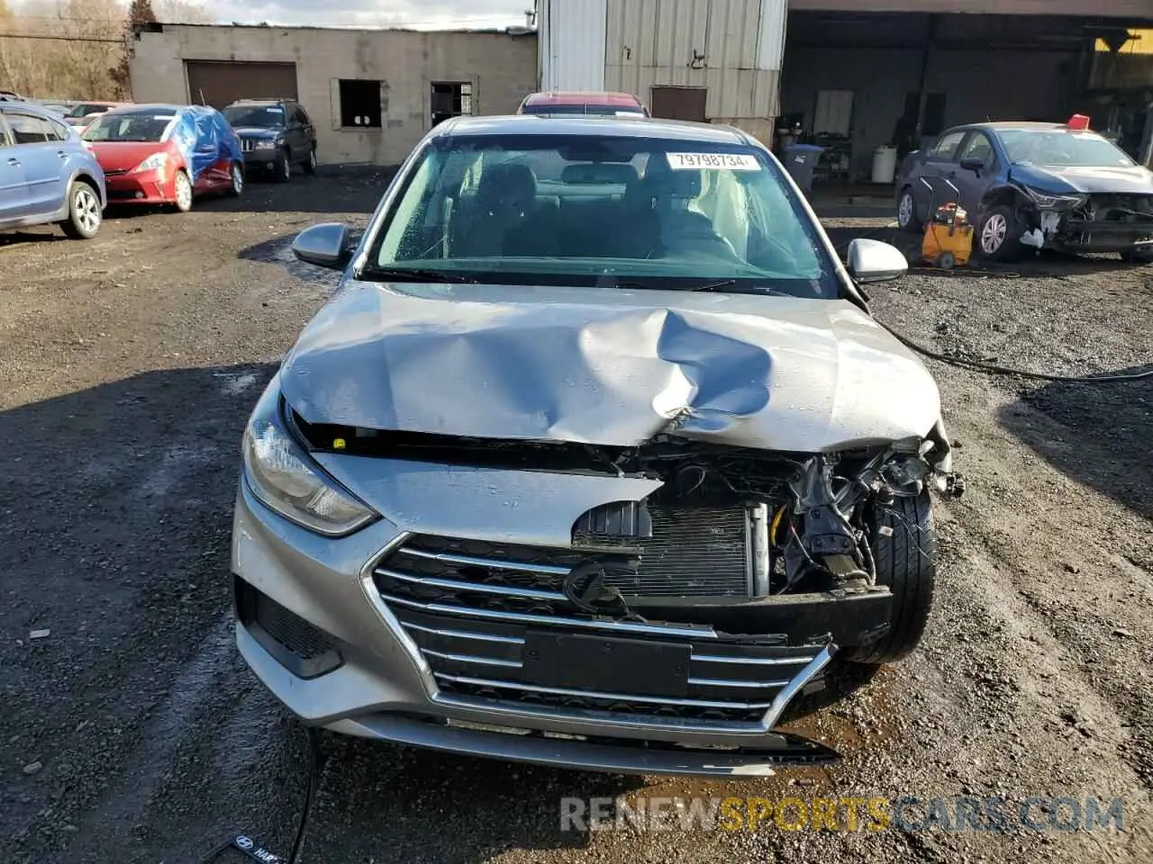 5 Photograph of a damaged car 3KPC24A67NE183669 HYUNDAI ACCENT 2022