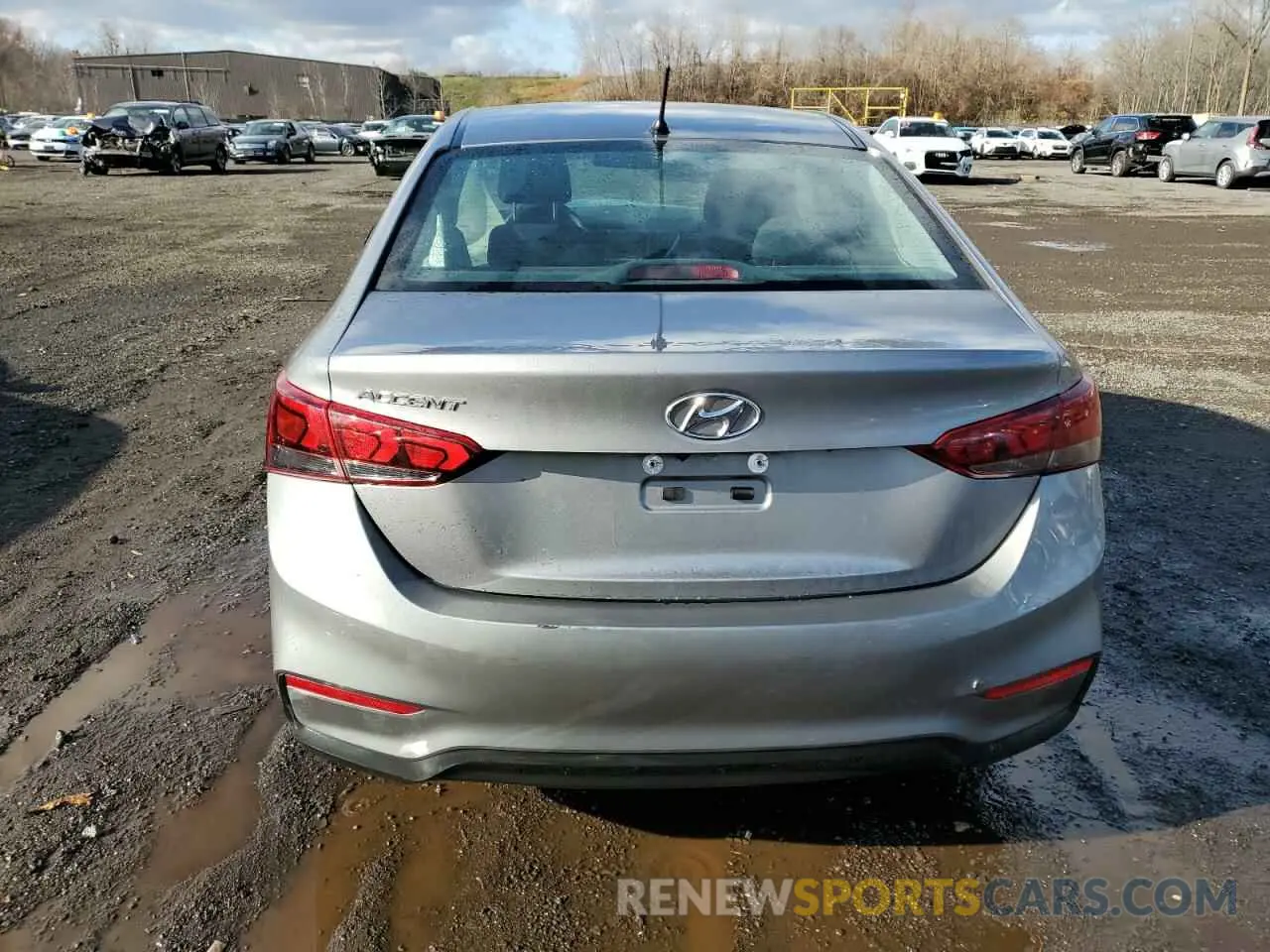 6 Photograph of a damaged car 3KPC24A67NE183669 HYUNDAI ACCENT 2022