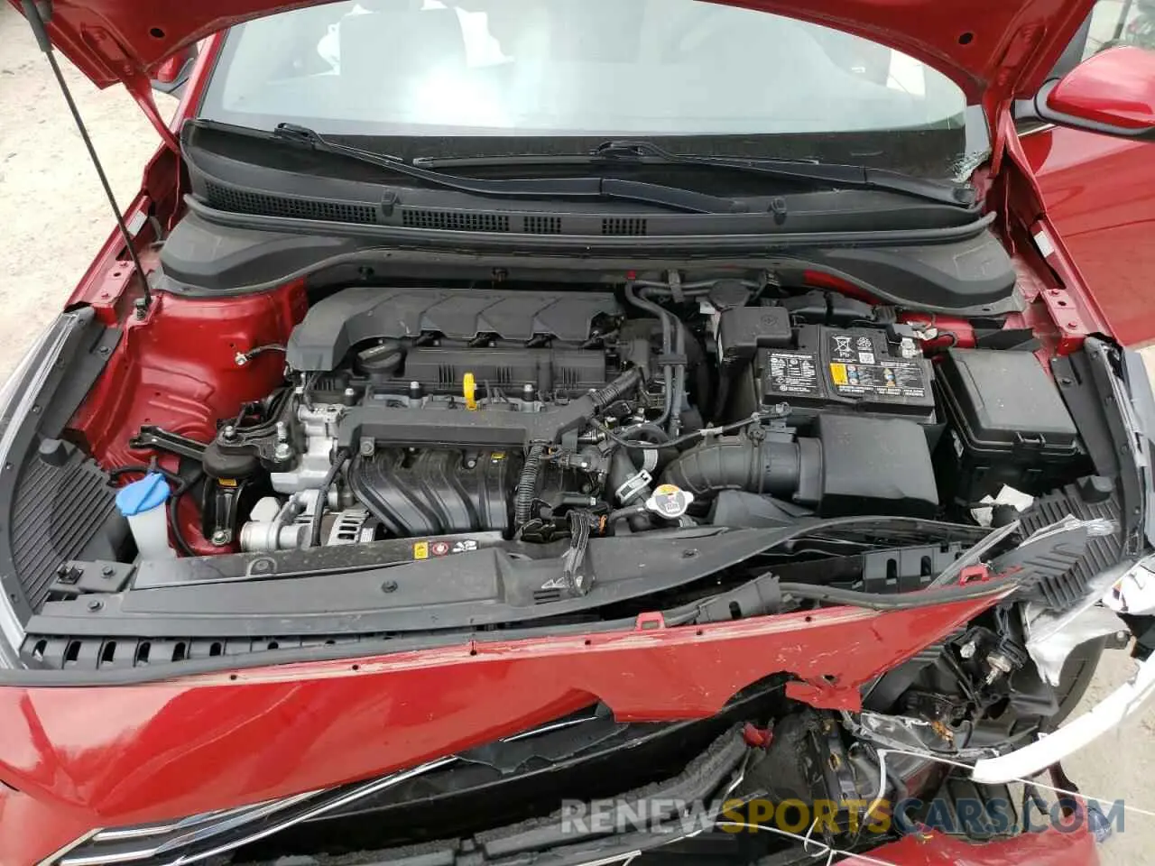 11 Photograph of a damaged car 3KPC24A67NE187575 HYUNDAI ACCENT 2022