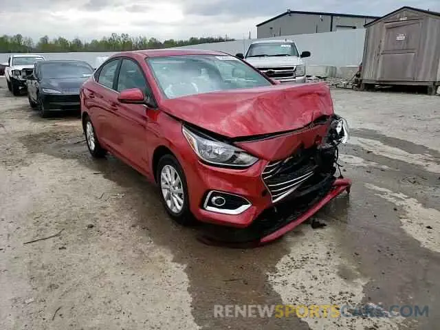 14 Photograph of a damaged car 3KPC24A67NE187575 HYUNDAI ACCENT 2022