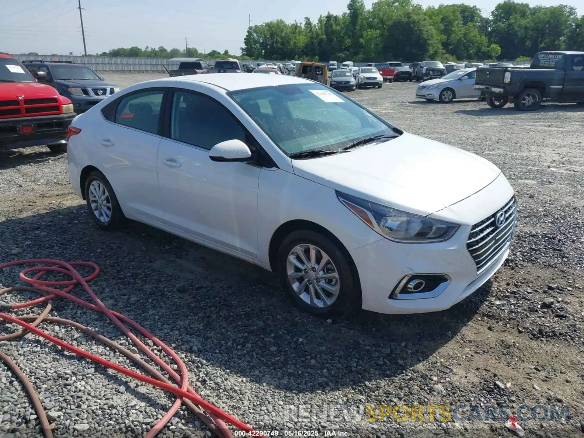 1 Photograph of a damaged car 3KPC24A67NE189939 HYUNDAI ACCENT 2022