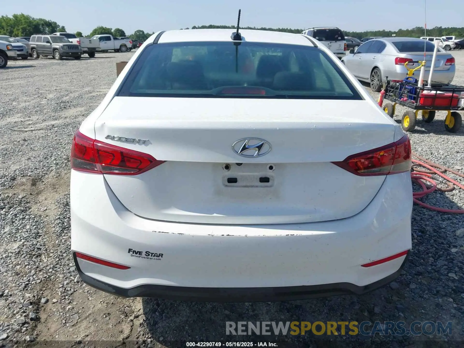 6 Photograph of a damaged car 3KPC24A67NE189939 HYUNDAI ACCENT 2022