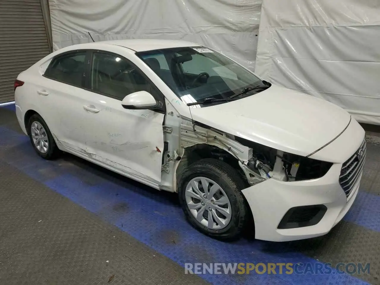4 Photograph of a damaged car 3KPC24A68NE157548 HYUNDAI ACCENT 2022