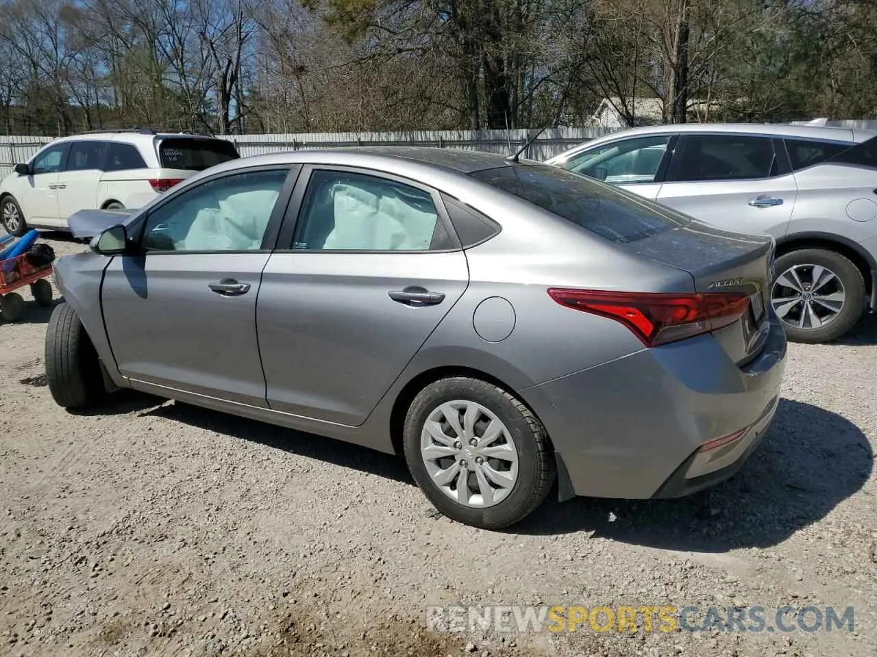 2 Photograph of a damaged car 3KPC24A69NE155811 HYUNDAI ACCENT 2022