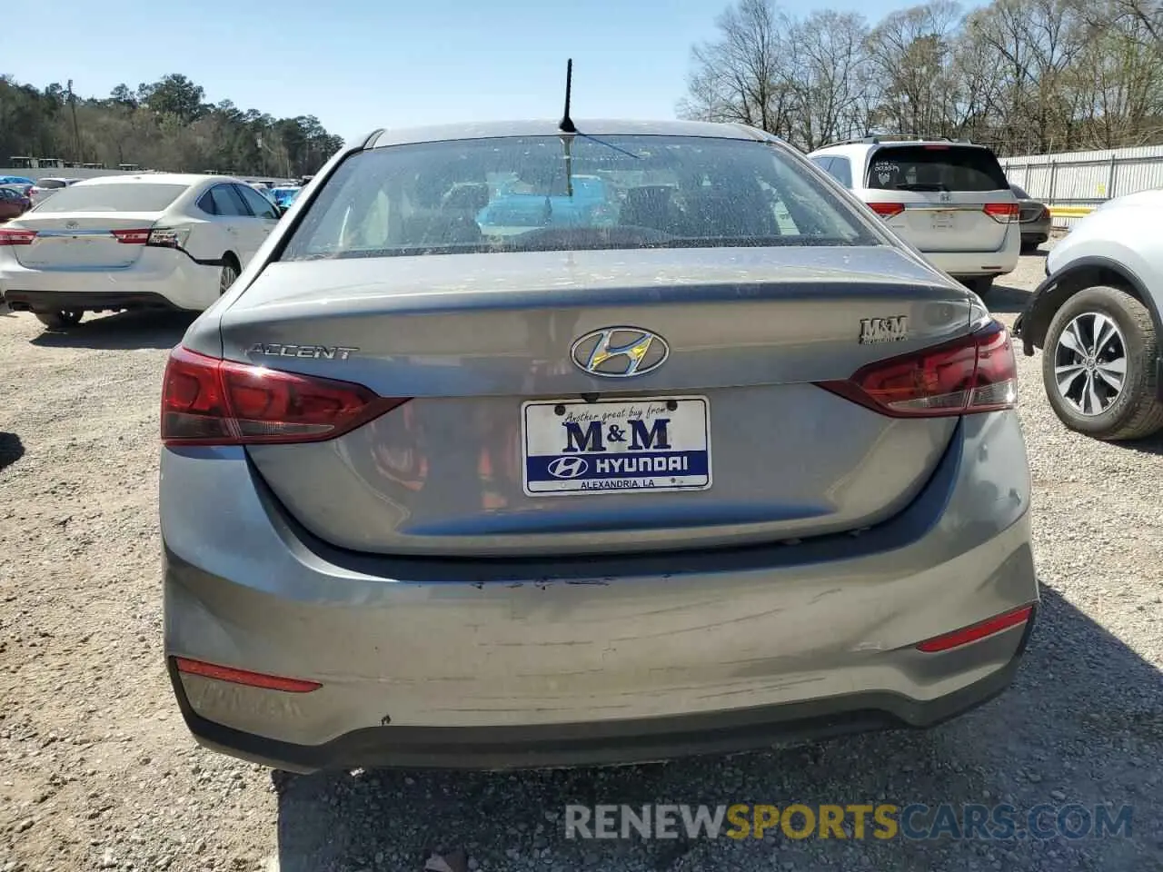 6 Photograph of a damaged car 3KPC24A69NE155811 HYUNDAI ACCENT 2022