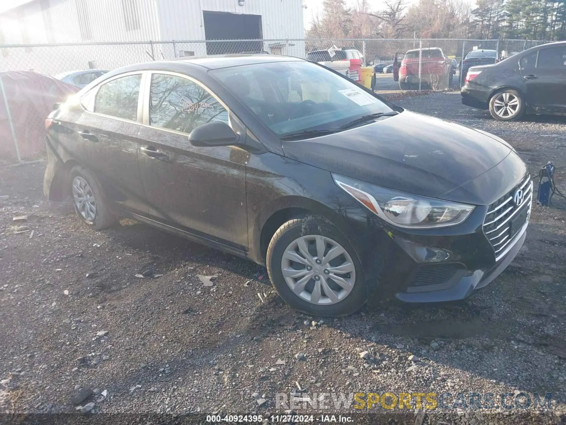 1 Photograph of a damaged car 3KPC24A69NE158806 HYUNDAI ACCENT 2022