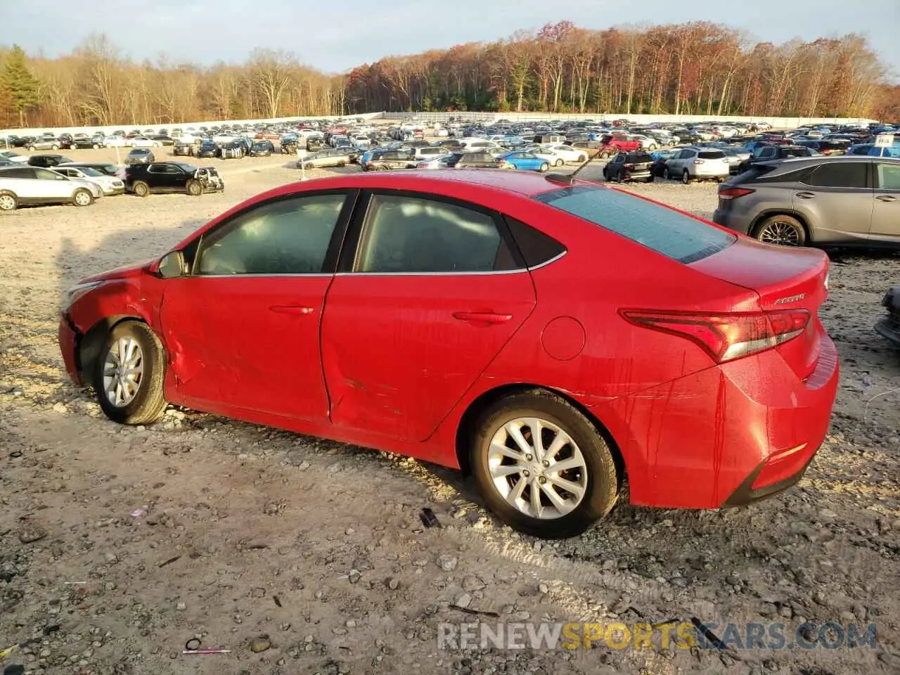 2 Photograph of a damaged car 3KPC24A69NE160832 HYUNDAI ACCENT 2022