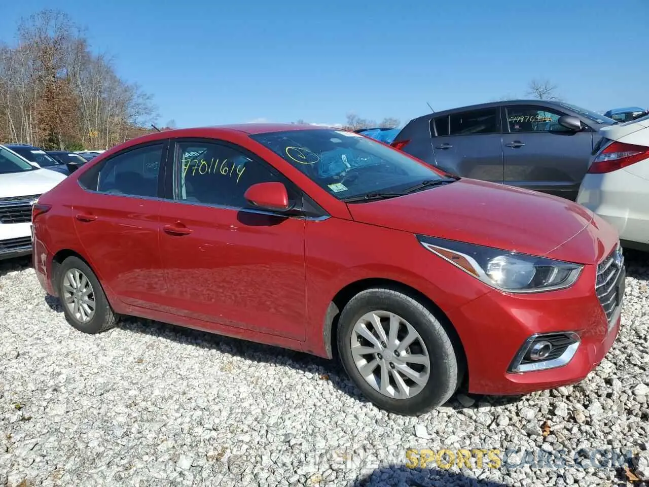 4 Photograph of a damaged car 3KPC24A69NE160832 HYUNDAI ACCENT 2022