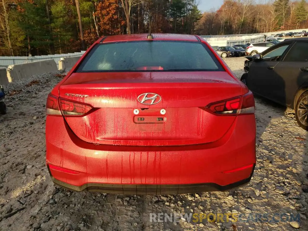 6 Photograph of a damaged car 3KPC24A69NE160832 HYUNDAI ACCENT 2022