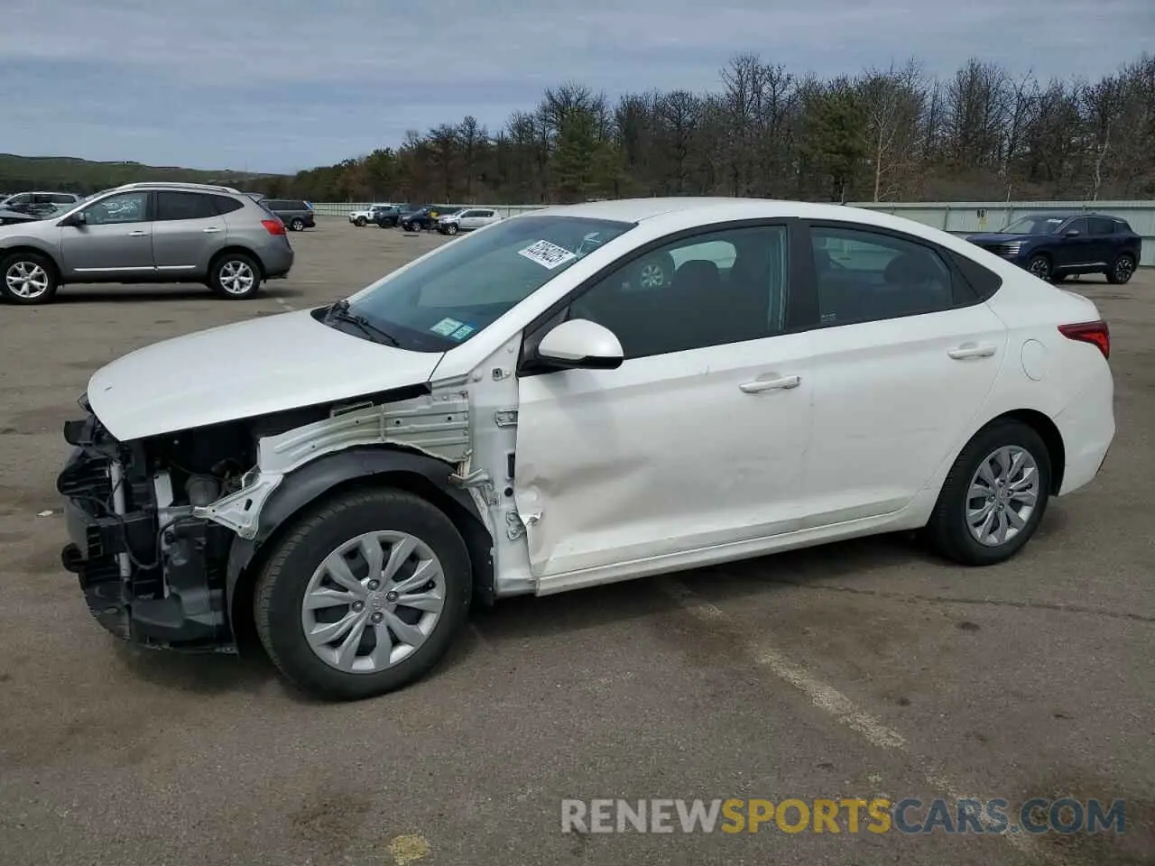 1 Photograph of a damaged car 3KPC24A69NE161012 HYUNDAI ACCENT 2022