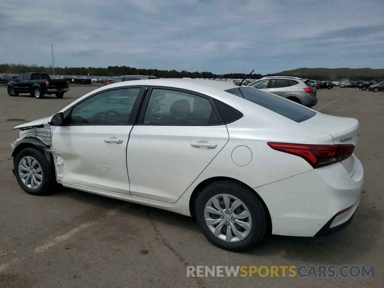 2 Photograph of a damaged car 3KPC24A69NE161012 HYUNDAI ACCENT 2022