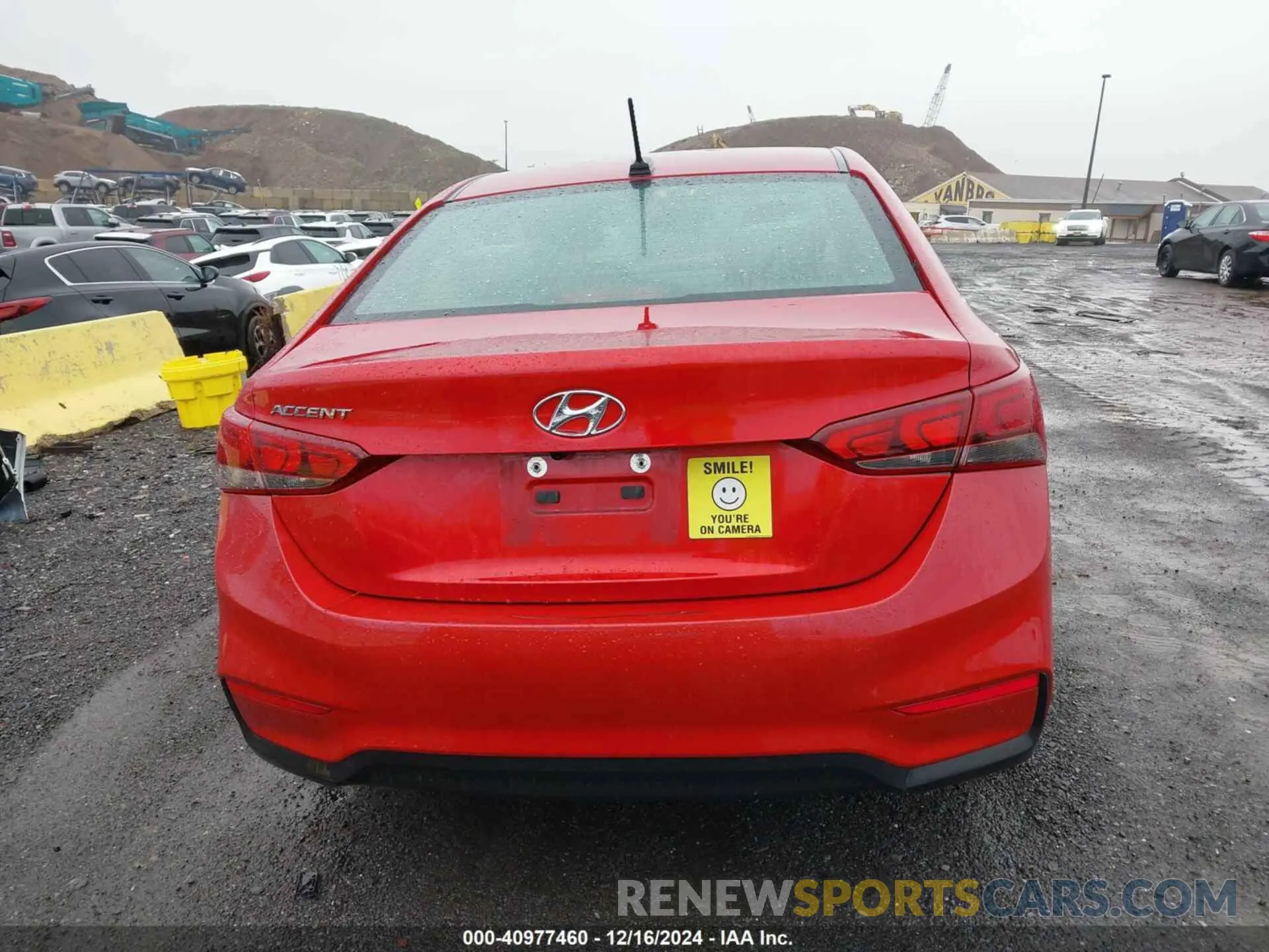 16 Photograph of a damaged car 3KPC24A69NE180546 HYUNDAI ACCENT 2022