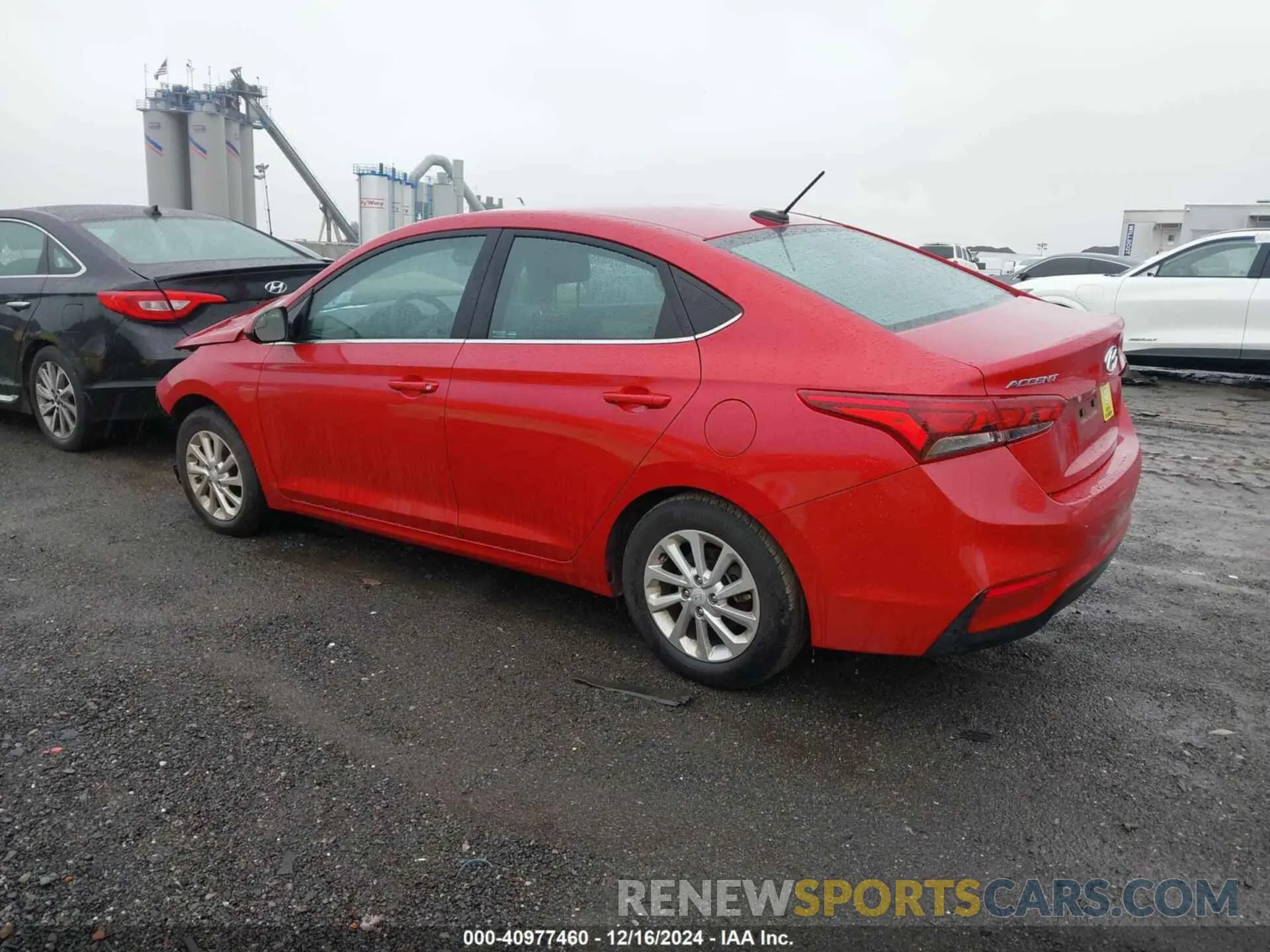 3 Photograph of a damaged car 3KPC24A69NE180546 HYUNDAI ACCENT 2022