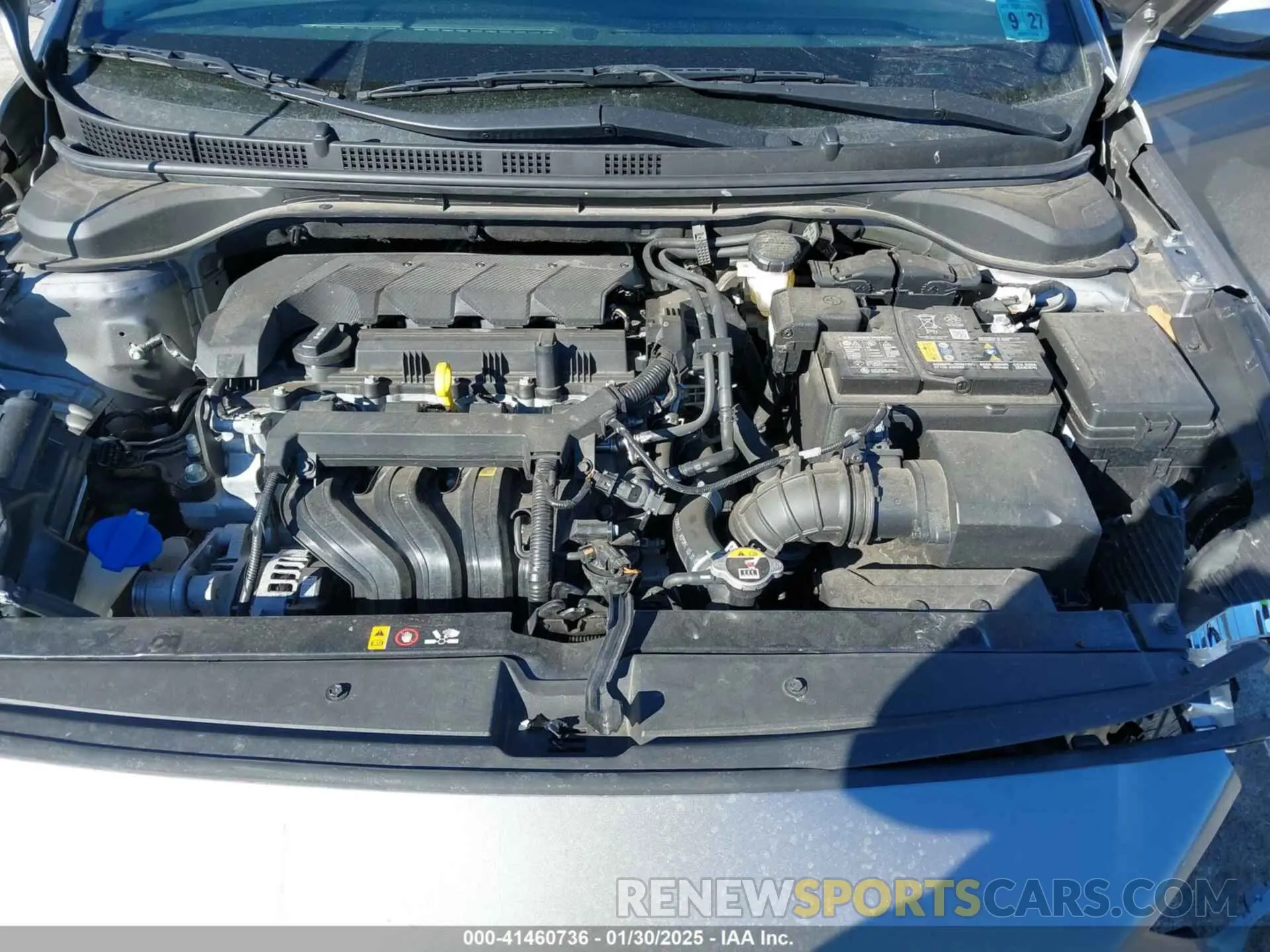 10 Photograph of a damaged car 3KPC24A69NE183673 HYUNDAI ACCENT 2022