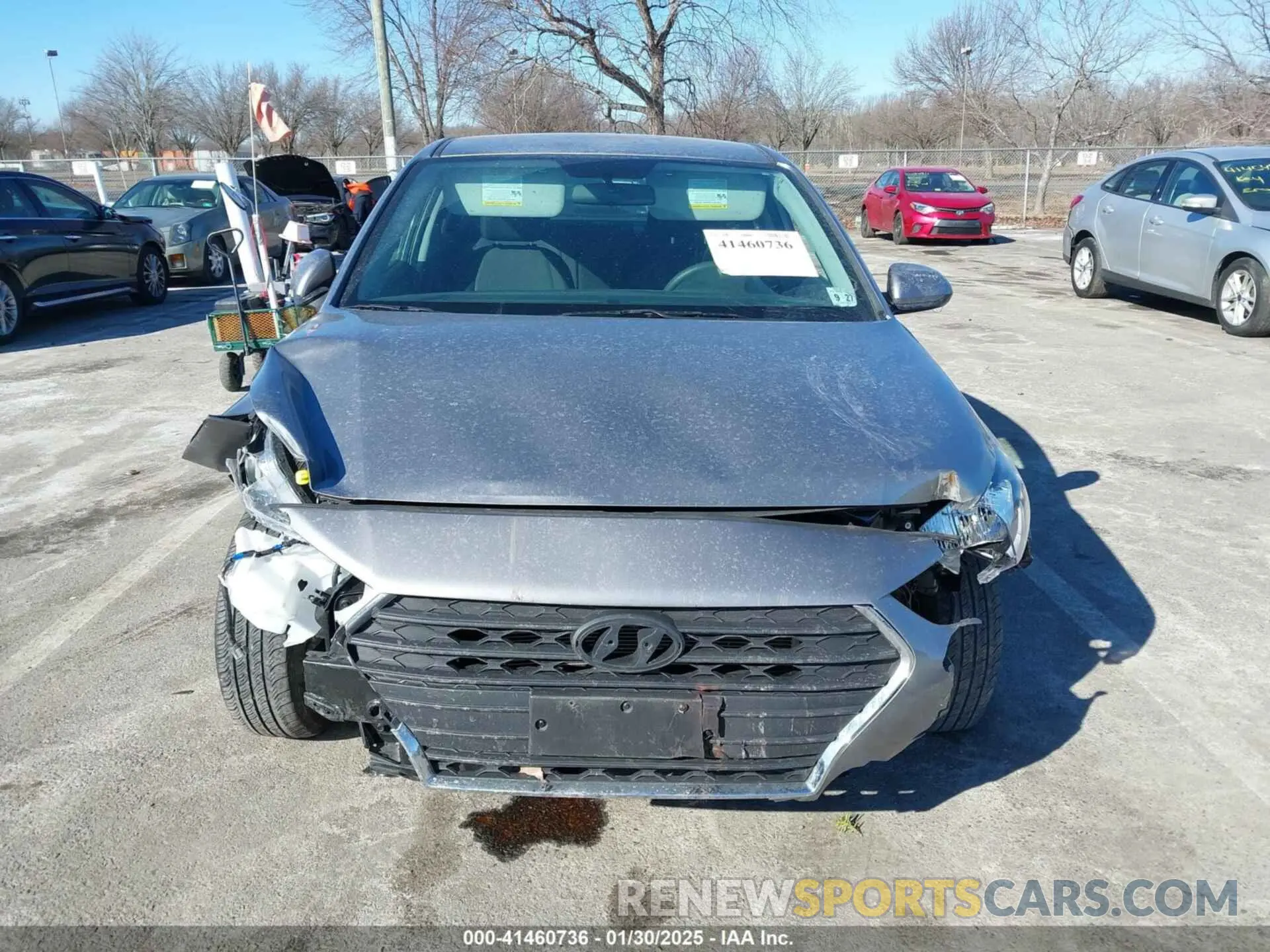 13 Photograph of a damaged car 3KPC24A69NE183673 HYUNDAI ACCENT 2022