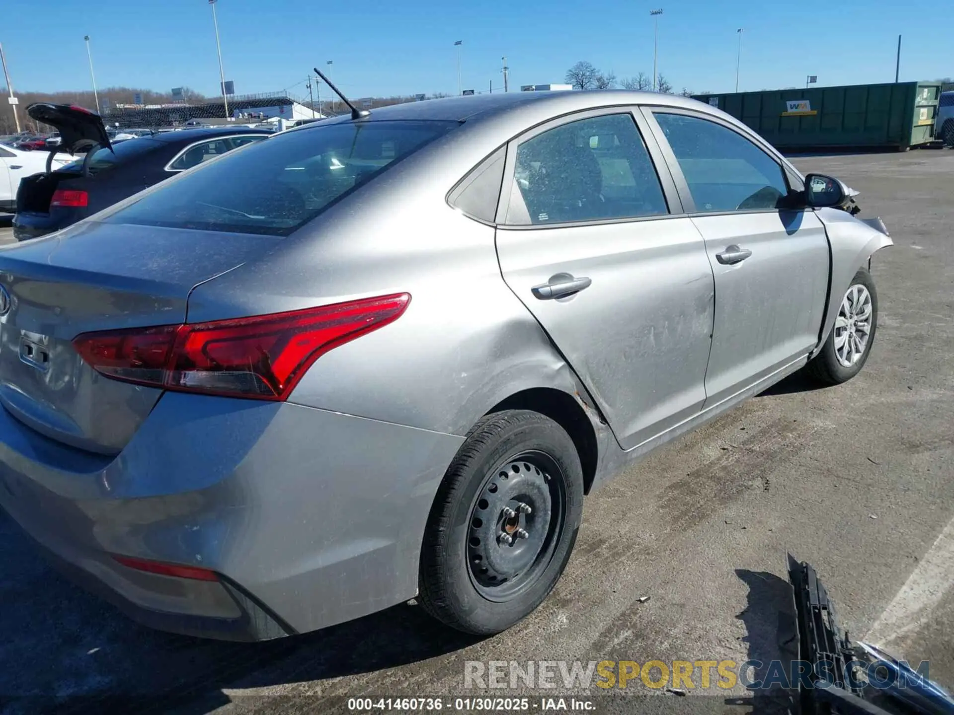 4 Photograph of a damaged car 3KPC24A69NE183673 HYUNDAI ACCENT 2022