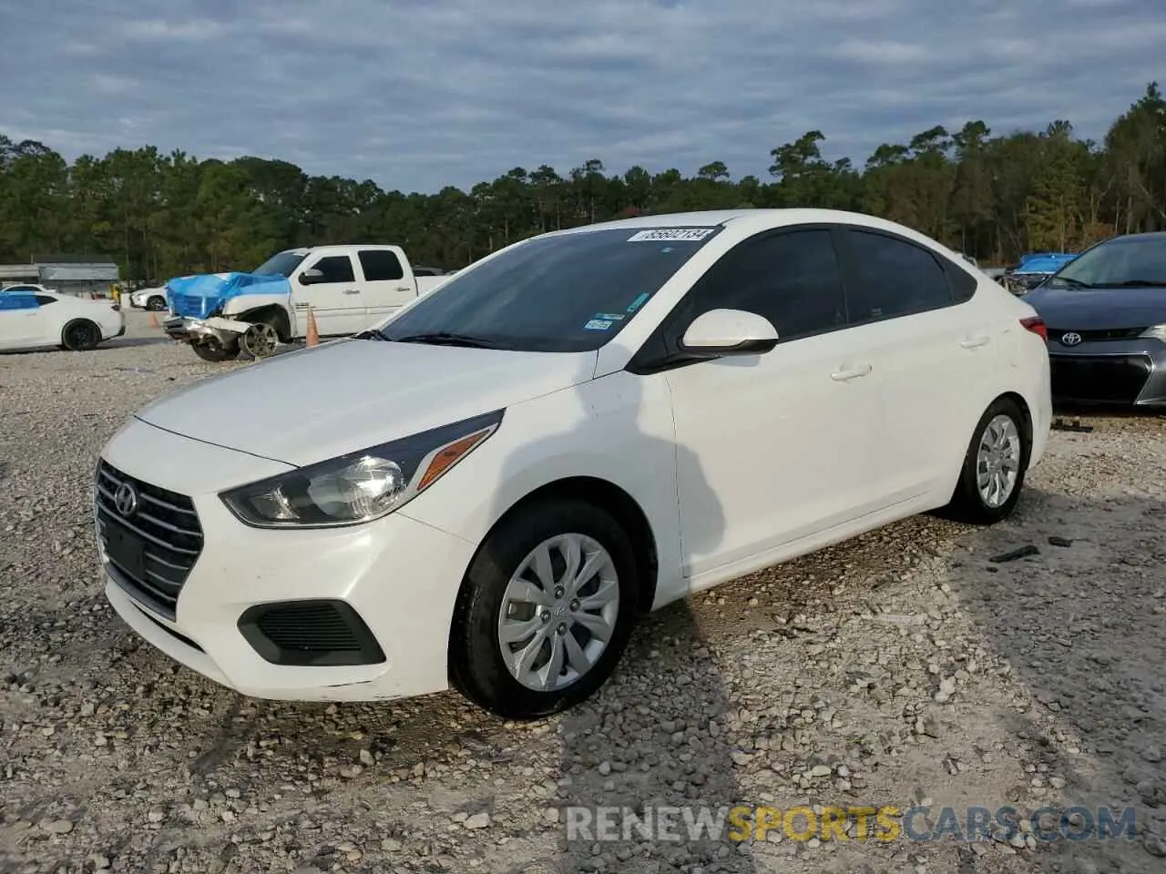 1 Photograph of a damaged car 3KPC24A6XNE155218 HYUNDAI ACCENT 2022