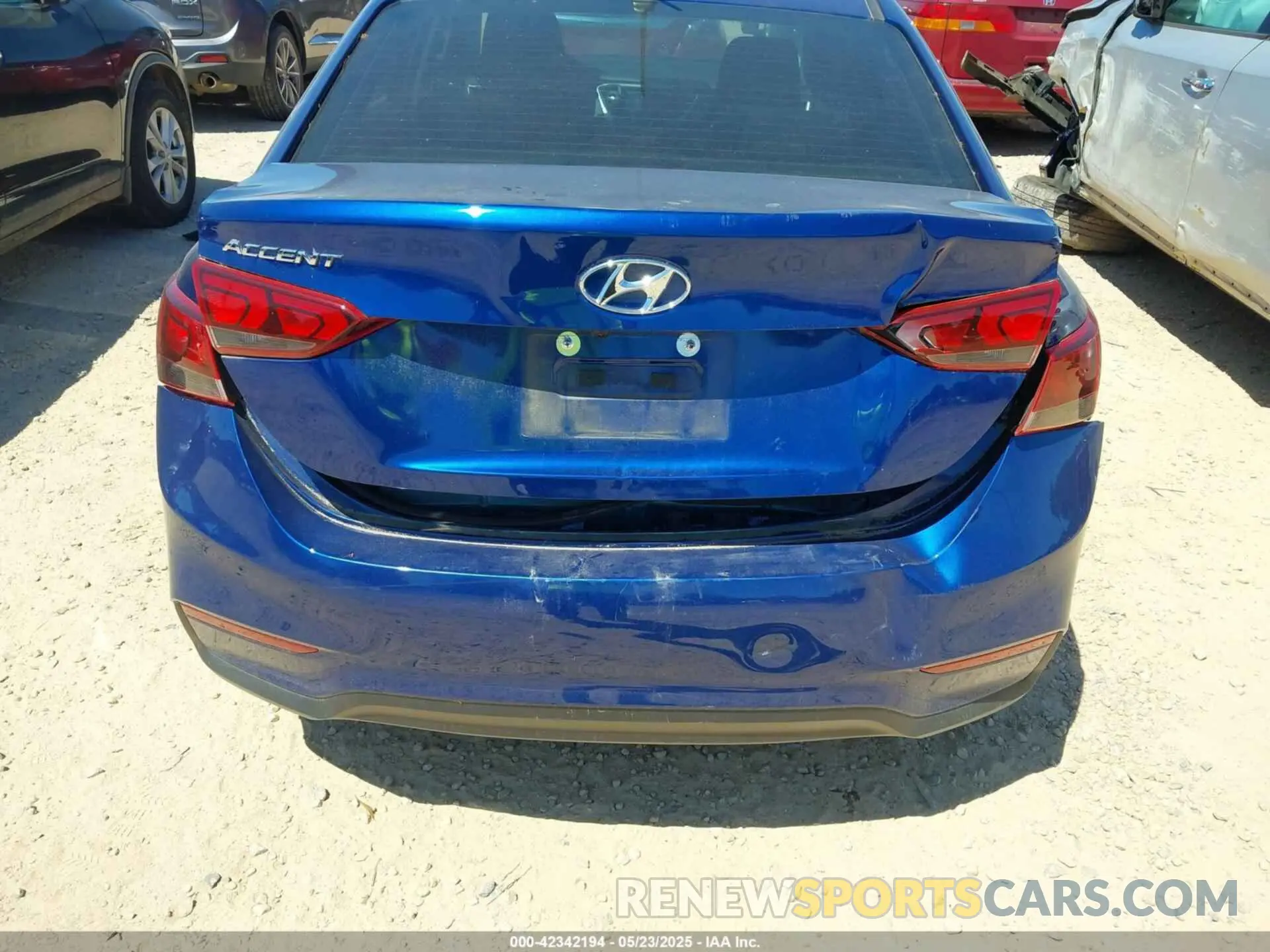 6 Photograph of a damaged car 3KPC24A6XNE156370 HYUNDAI ACCENT 2022