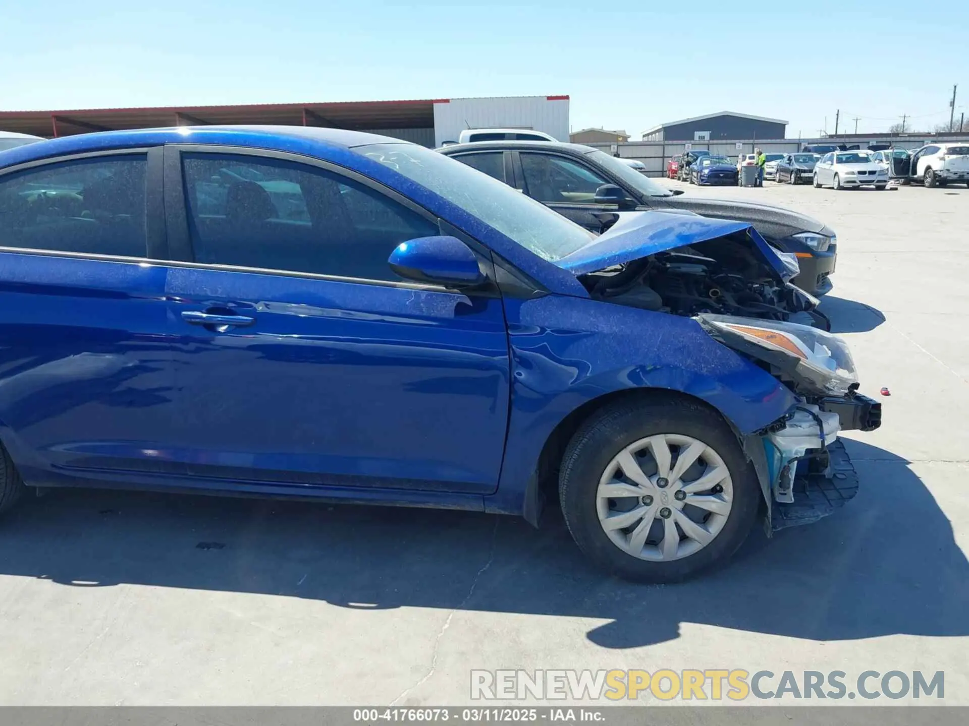 14 Photograph of a damaged car 3KPC24A6XNE171354 HYUNDAI ACCENT 2022