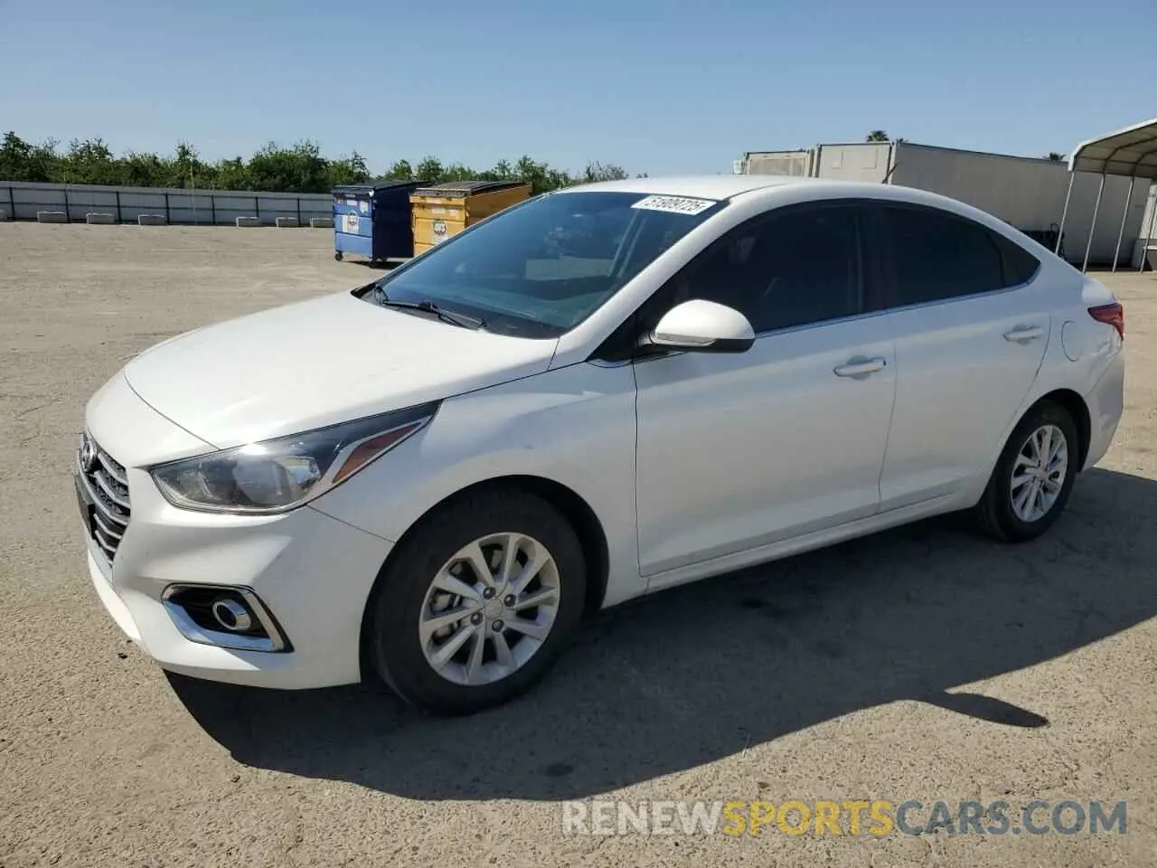 1 Photograph of a damaged car 3KPC24A6XNE173721 HYUNDAI ACCENT 2022