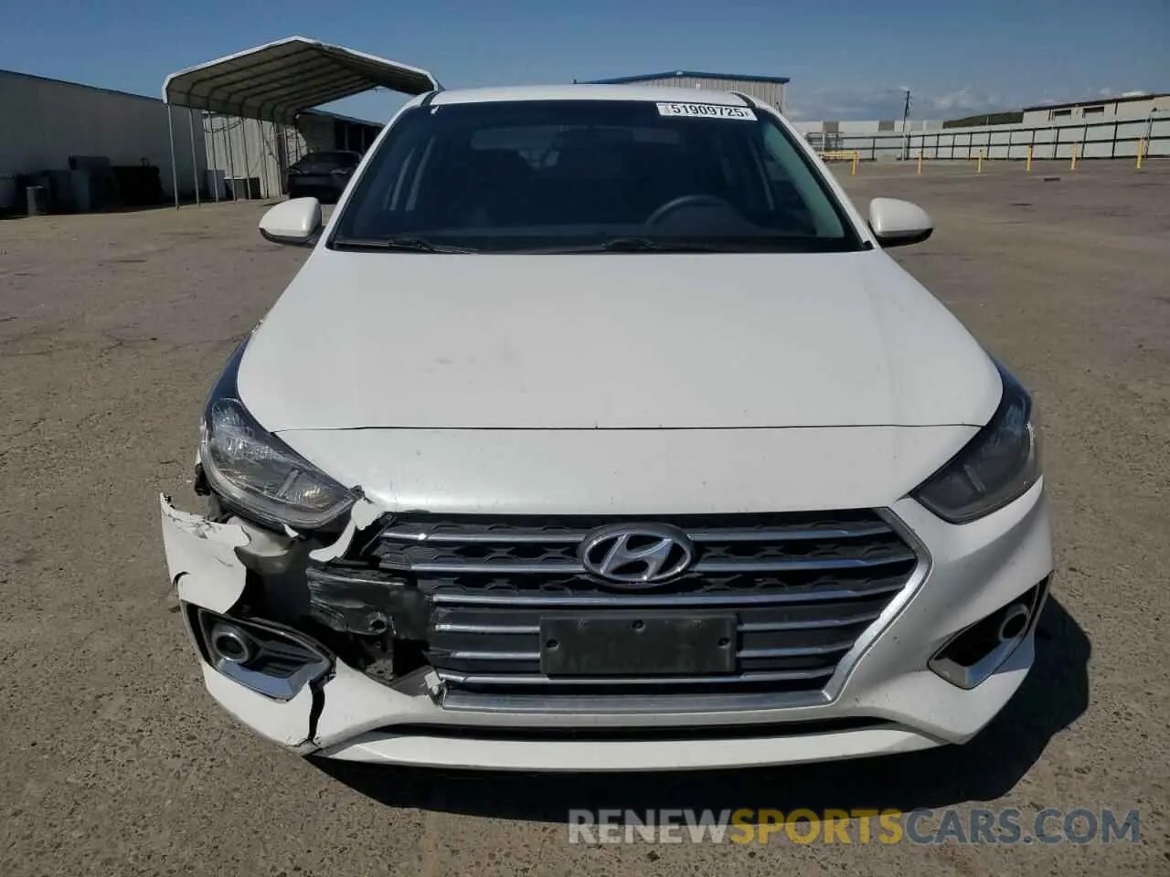 5 Photograph of a damaged car 3KPC24A6XNE173721 HYUNDAI ACCENT 2022