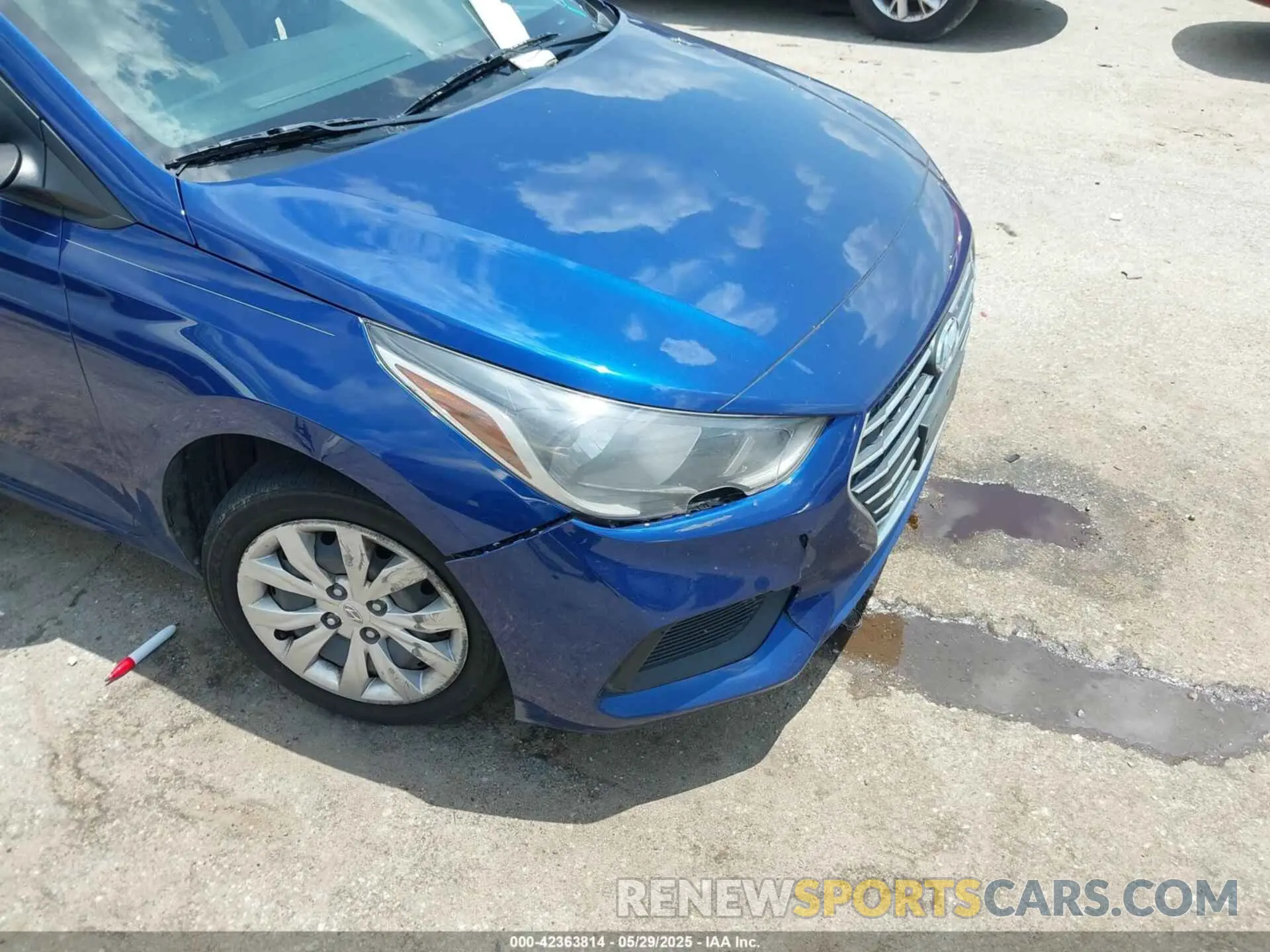 6 Photograph of a damaged car 3KPC24A6XNE185433 HYUNDAI ACCENT 2022