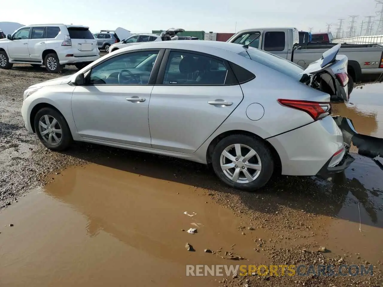 2 Photograph of a damaged car 3KPC24A6XNE186985 HYUNDAI ACCENT 2022