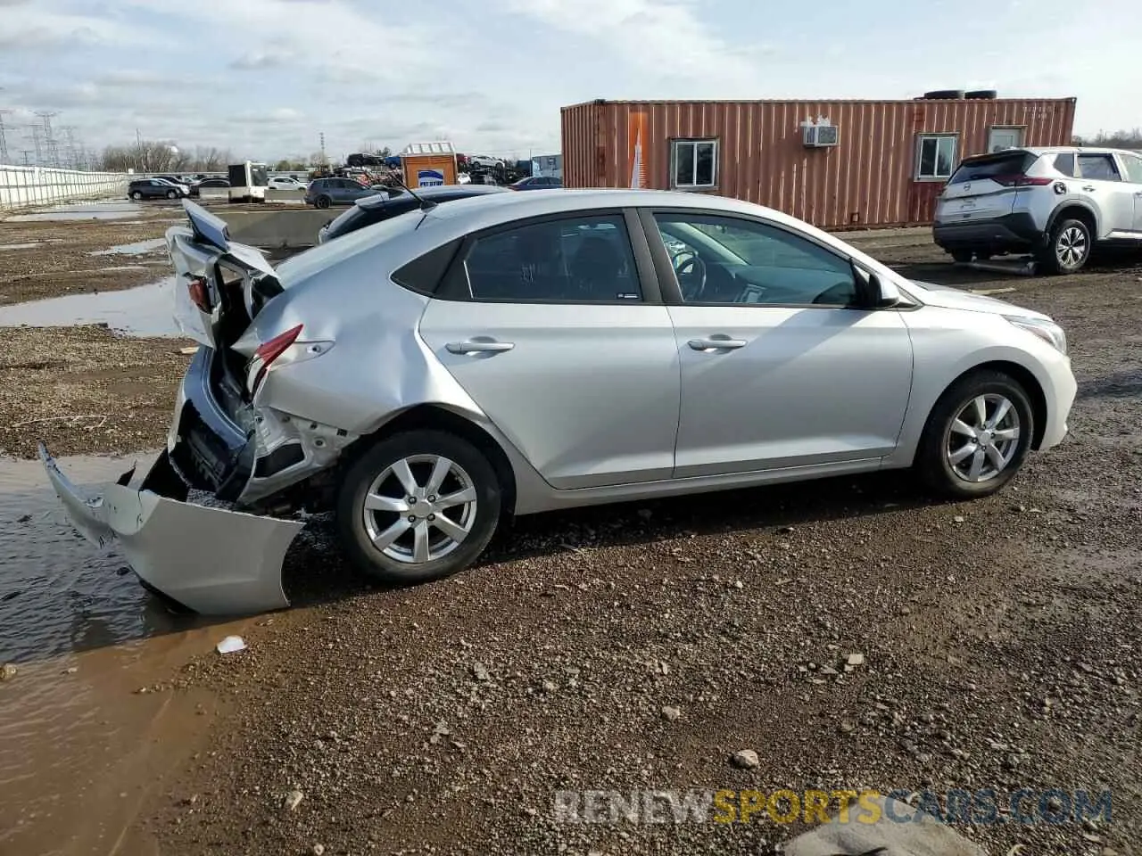 3 Photograph of a damaged car 3KPC24A6XNE186985 HYUNDAI ACCENT 2022