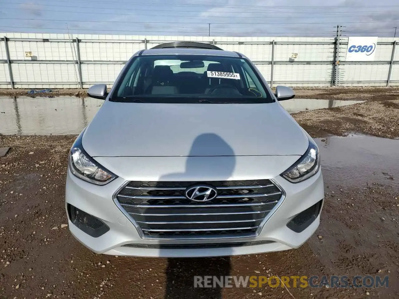 5 Photograph of a damaged car 3KPC24A6XNE186985 HYUNDAI ACCENT 2022