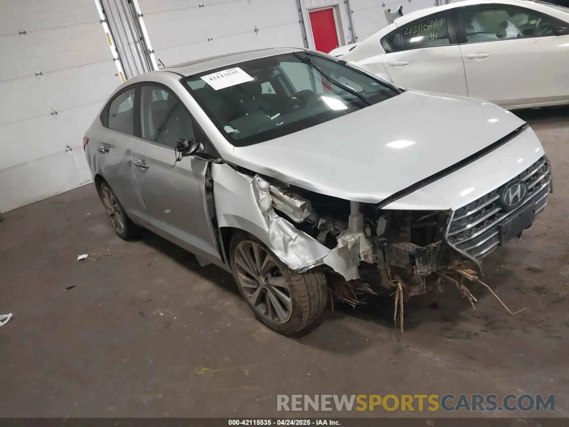 1 Photograph of a damaged car 3KPC34A60NE172896 HYUNDAI ACCENT 2022