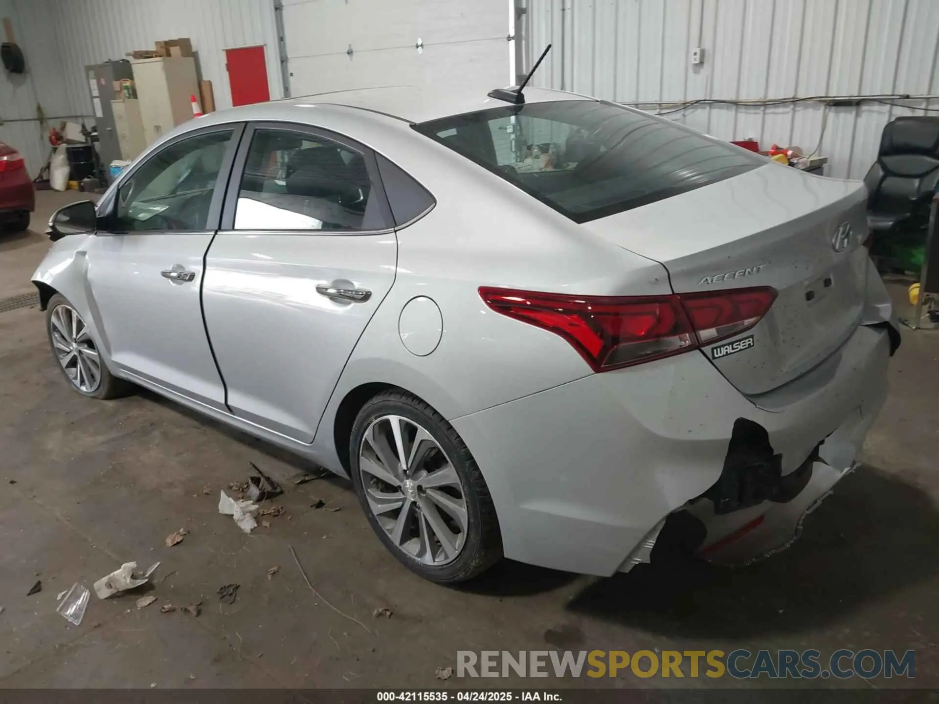 3 Photograph of a damaged car 3KPC34A60NE172896 HYUNDAI ACCENT 2022