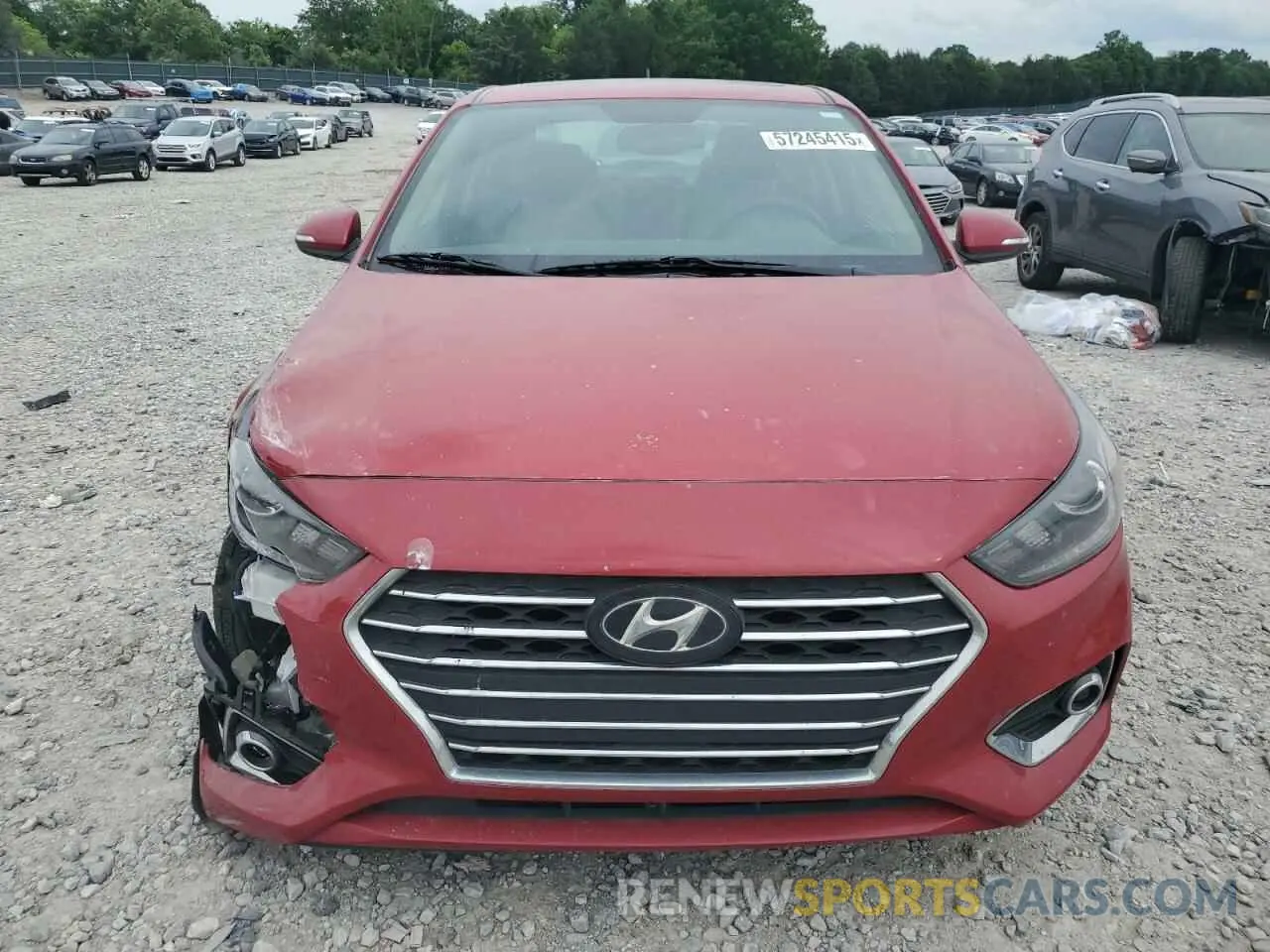 5 Photograph of a damaged car 3KPC34A62NE162547 HYUNDAI ACCENT 2022