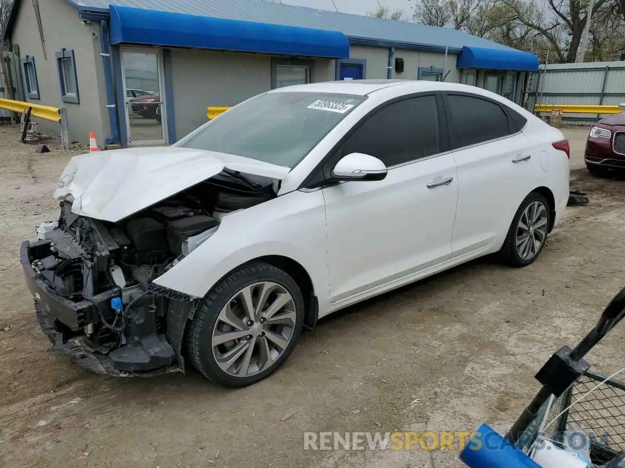 1 Photograph of a damaged car 3KPC34A65NE177768 HYUNDAI ACCENT 2022