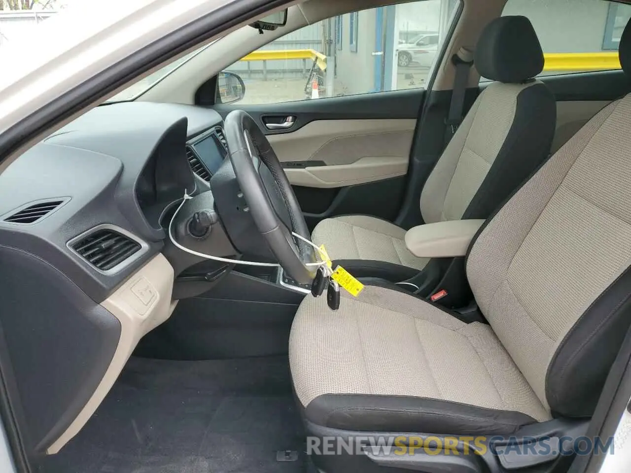 7 Photograph of a damaged car 3KPC34A65NE177768 HYUNDAI ACCENT 2022
