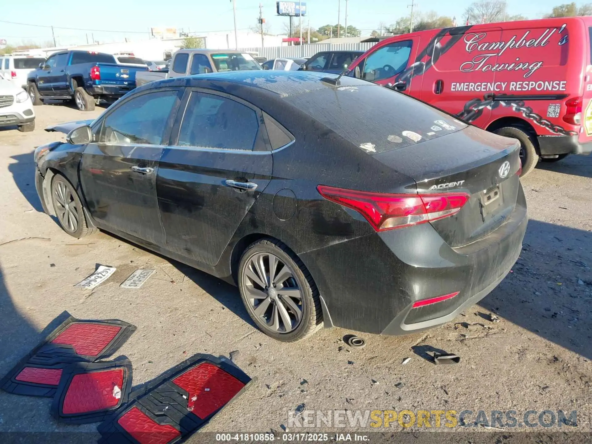 3 Photograph of a damaged car 3KPC34A67NE157277 HYUNDAI ACCENT 2022