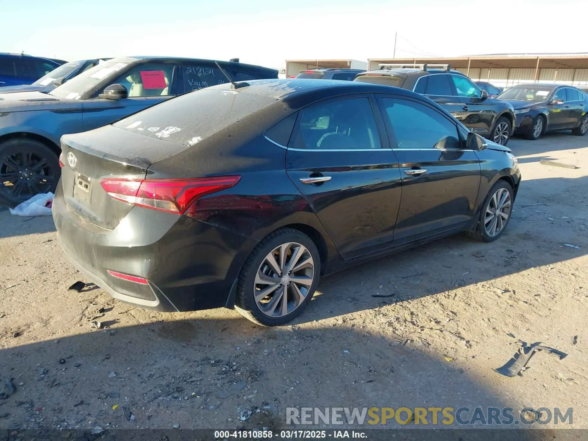 4 Photograph of a damaged car 3KPC34A67NE157277 HYUNDAI ACCENT 2022